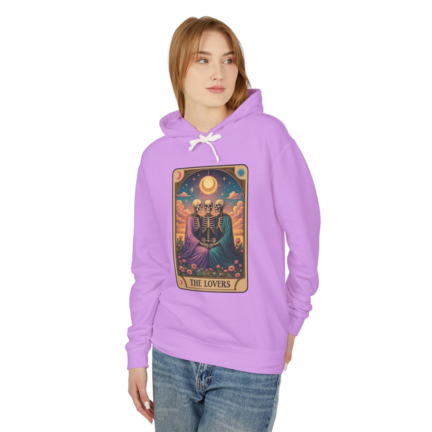 Sister Wives Lovers Tarot Design Hoodie - Perfect for Halloween, Gift for Friends, Cozy Wear, Astrology Lovers, Unique Statement Piece