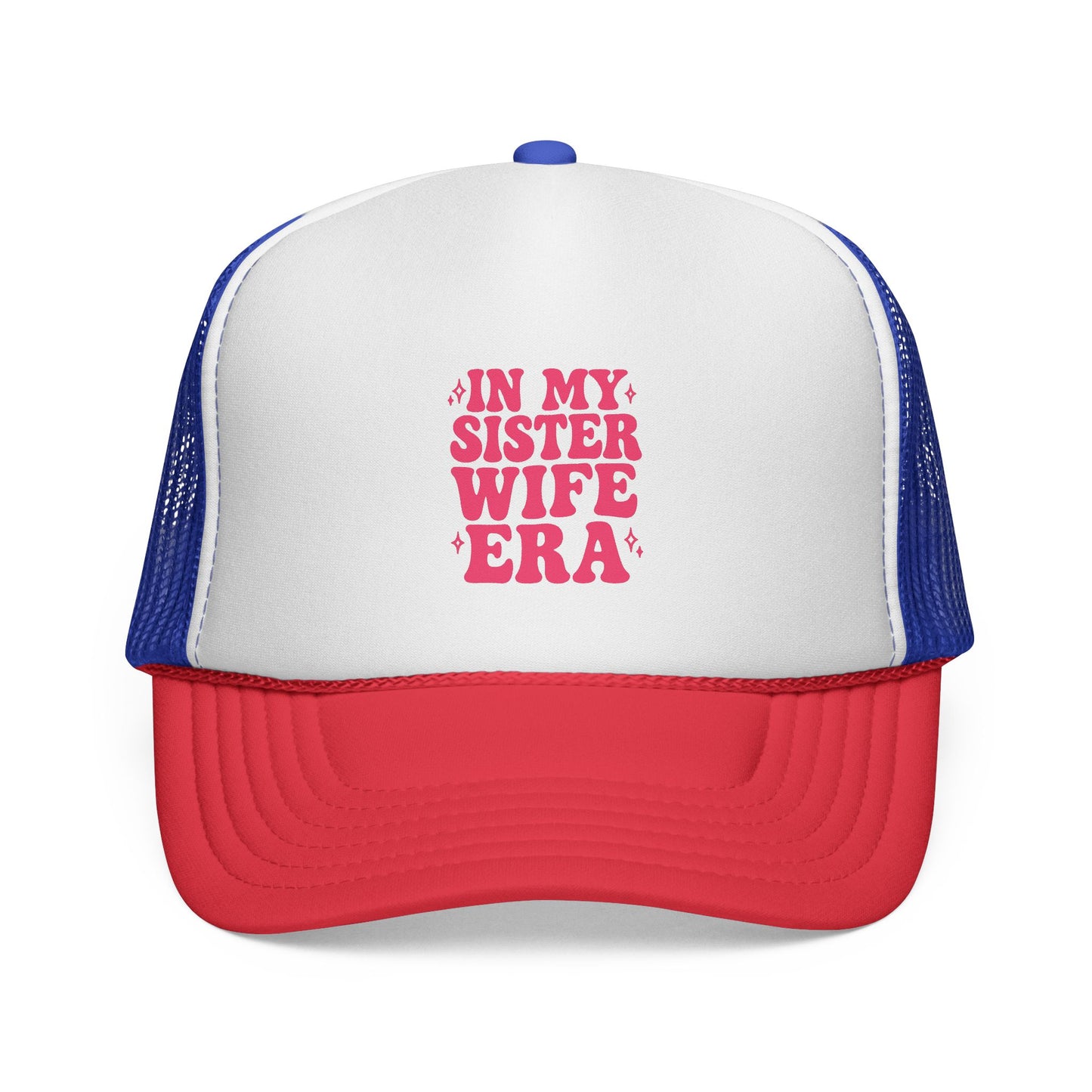 Pink In My Sisterwife Era Trucker Hat – Retro Mesh Cap, Adjustable Snapback