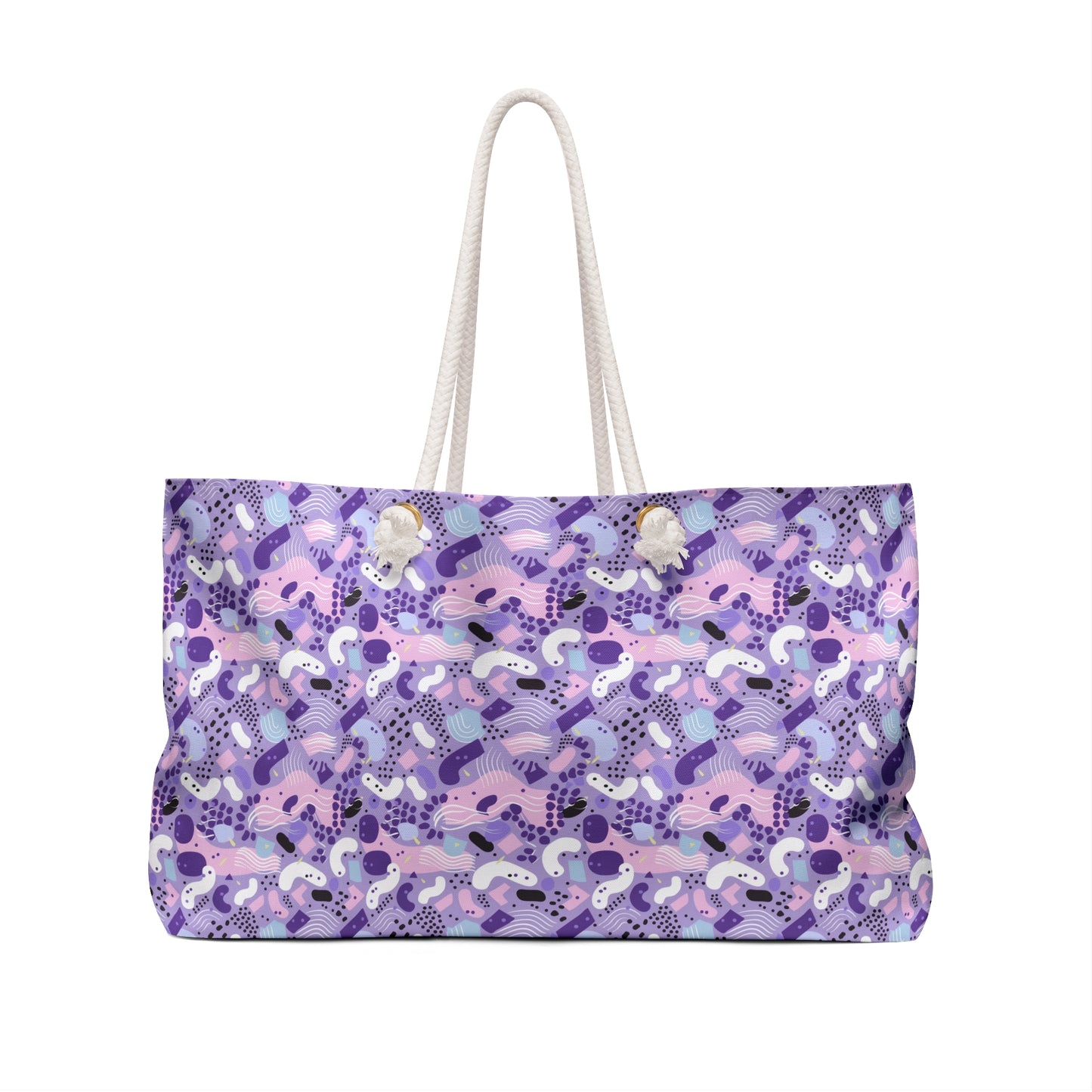 Sister Wives Playful Purple 80s-inspired Weekender Bag, Perfect for Weekend Getaways, Sister Wives Gifts, Travel Tote, Beach Bag, Summer Essentials