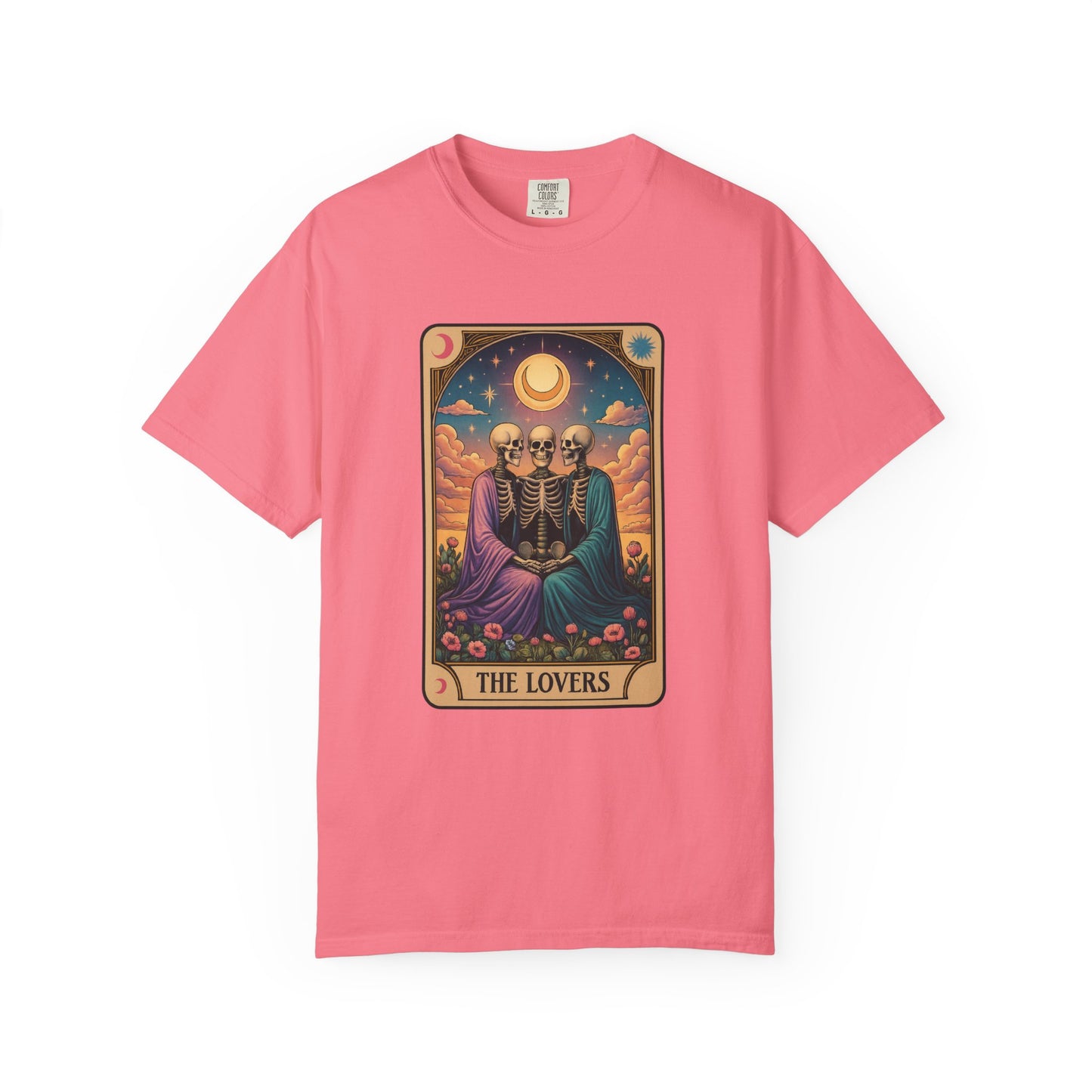 Sister Wives Polyamorous Tarot Lovers T-Shirt, Unisex Couple Shirt, Gothic Fashion Tee, Halloween Gift, Romantic Decor