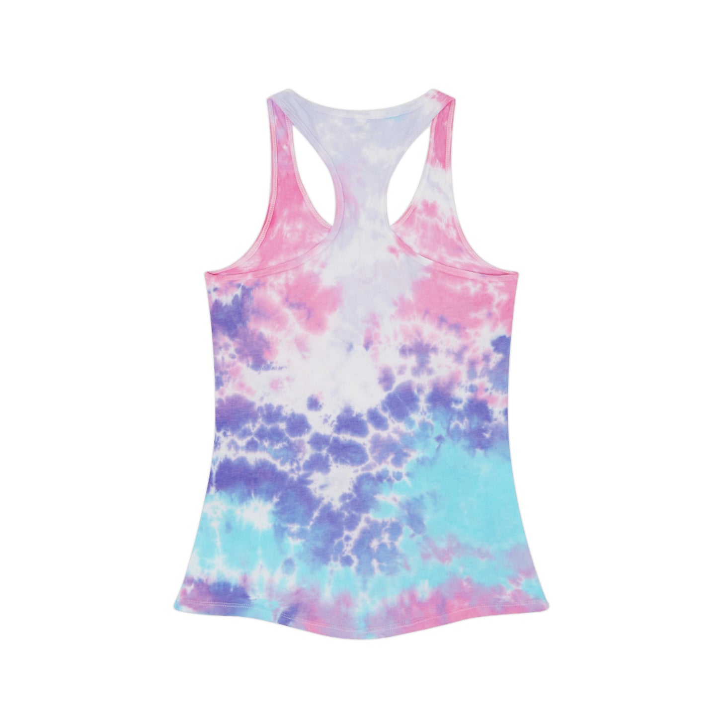 Best F*cking Sister Wife Light Blue Tie Dye Racerback Tank Top, Summer Fashion, Beach Wear, Casual Outfit, Festival Attire, Yoga Top