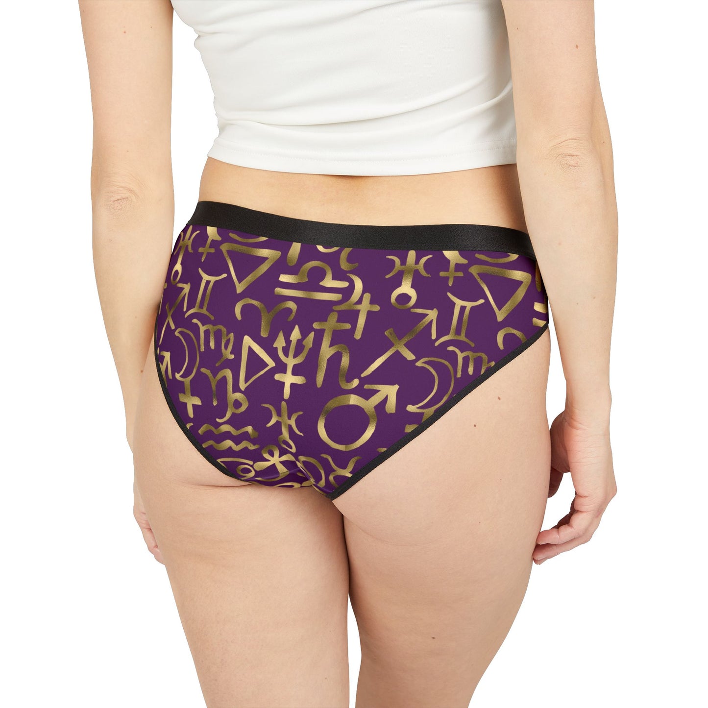 Celestial Polyamory Women’s Panties – Astrology & Cosmic Bikini Underwear | ENM, Non-Monogamy & Pride-Friendly Intimates