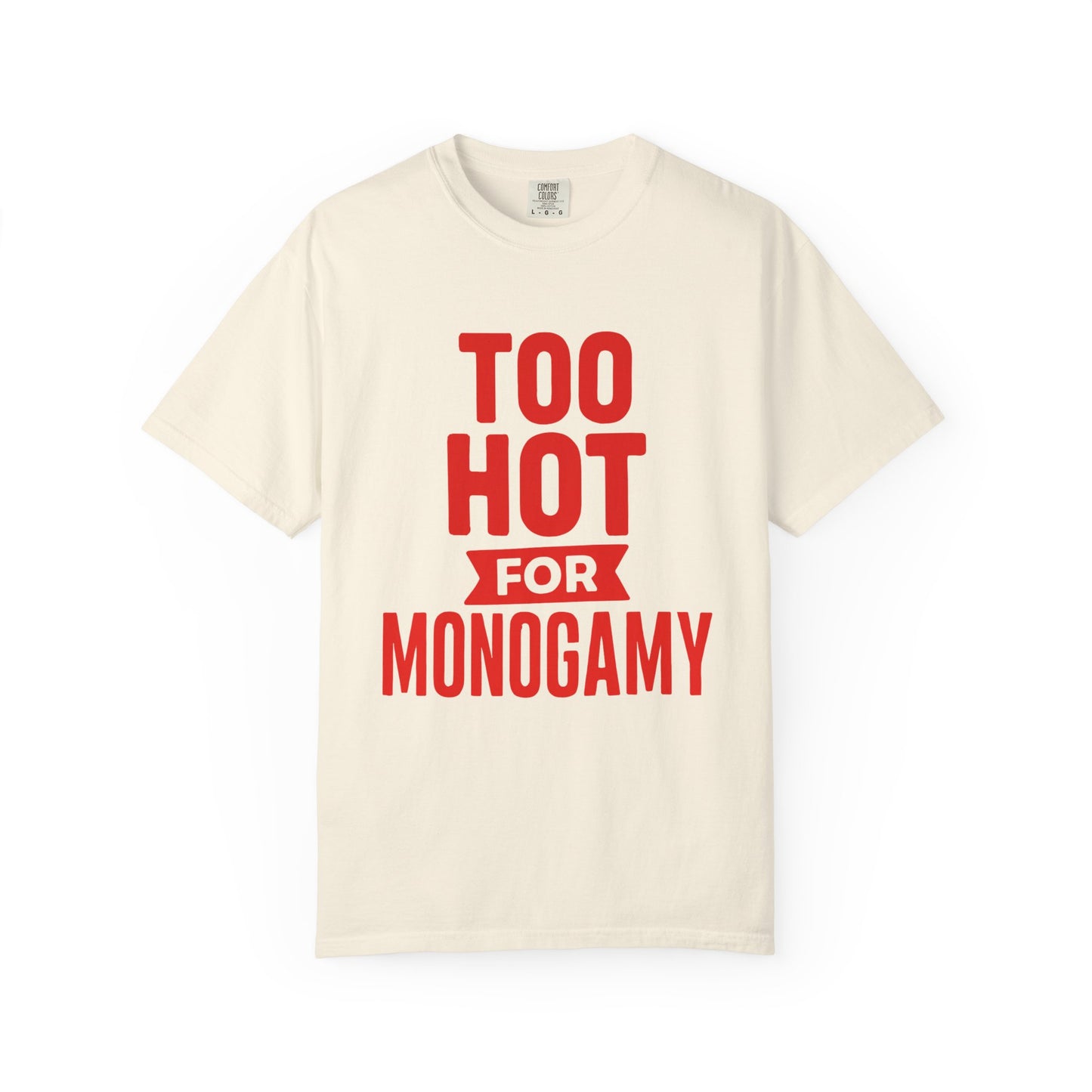Too Hot for Monogamy LGBTQIA Shirt, Polyamory Pride T-Shirt, Polyamorous Gay Throuple Tee, Gift for Queer Swingers, Open Relationship Tshirt