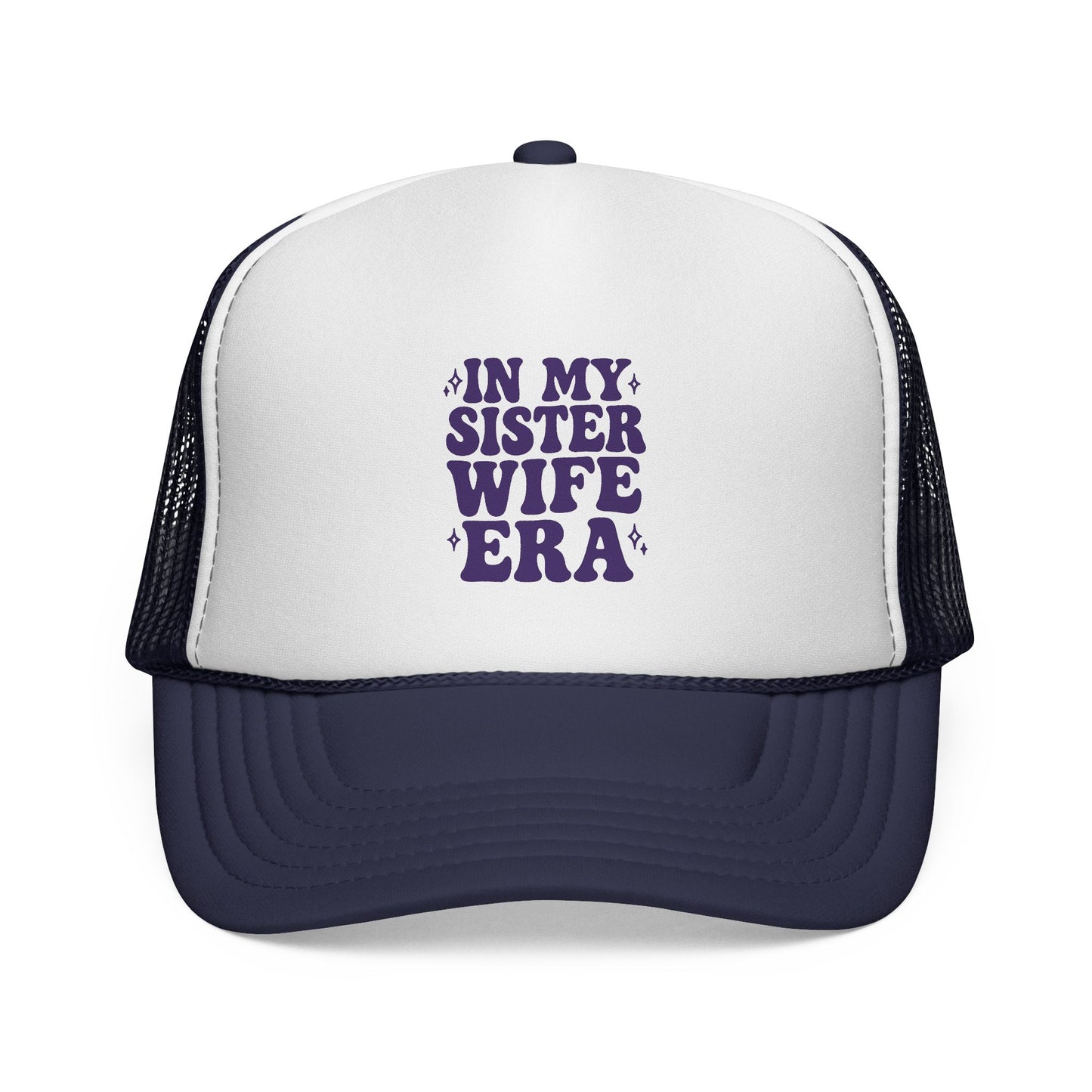 Purple In My Sisterwife Era Trucker Hat – Retro Mesh Cap, Adjustable Snapback