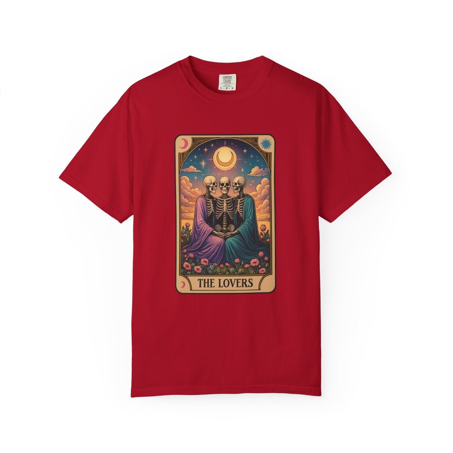 Sister Wives Polyamorous Tarot Lovers T-Shirt, Unisex Couple Shirt, Gothic Fashion Tee, Halloween Gift, Romantic Decor