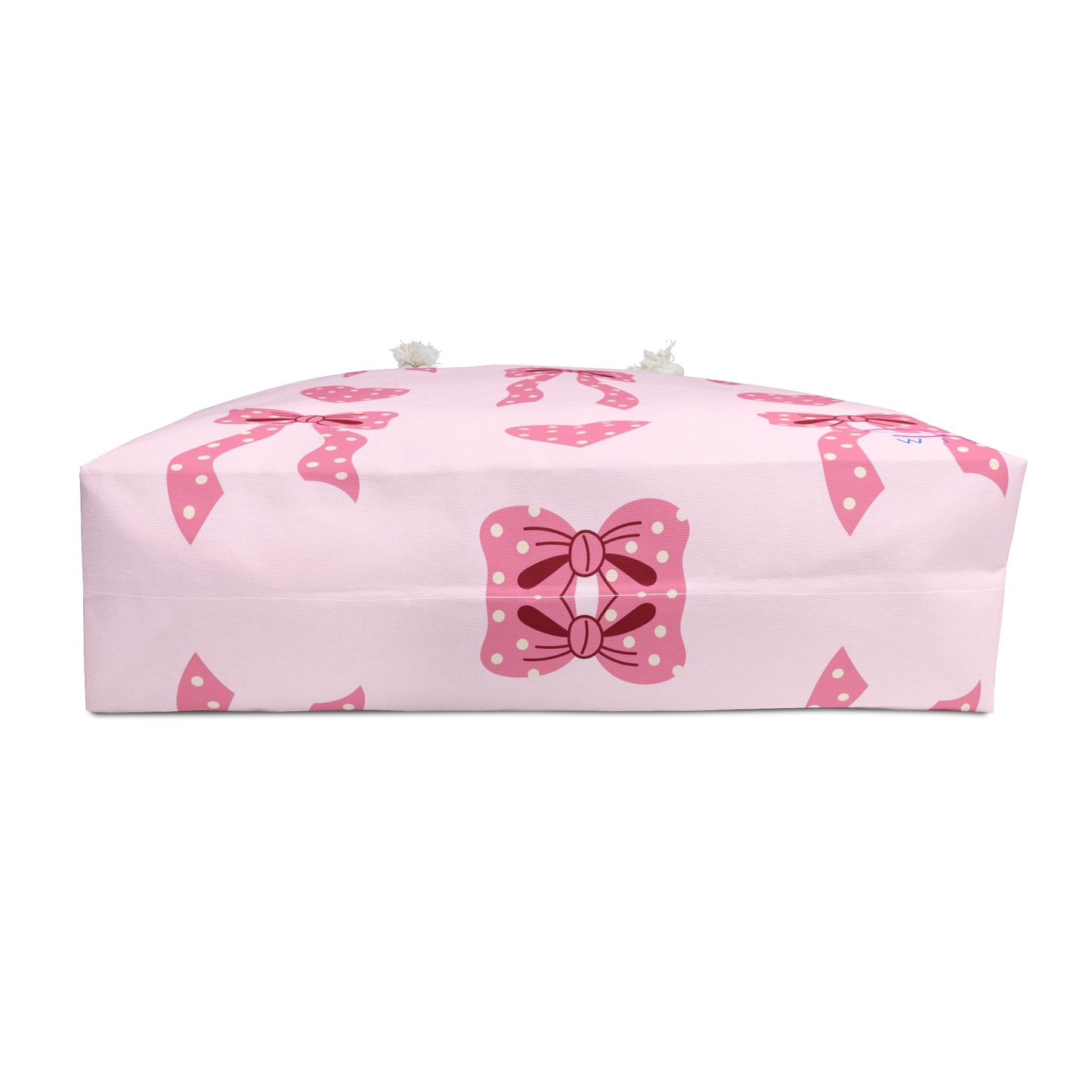 Coquette Bow & Heart Weekender Bag – Pink Sister Wife & Polyamory Travel Tote | Ethical Non-Monogamy Aesthetic Overnight Bag
