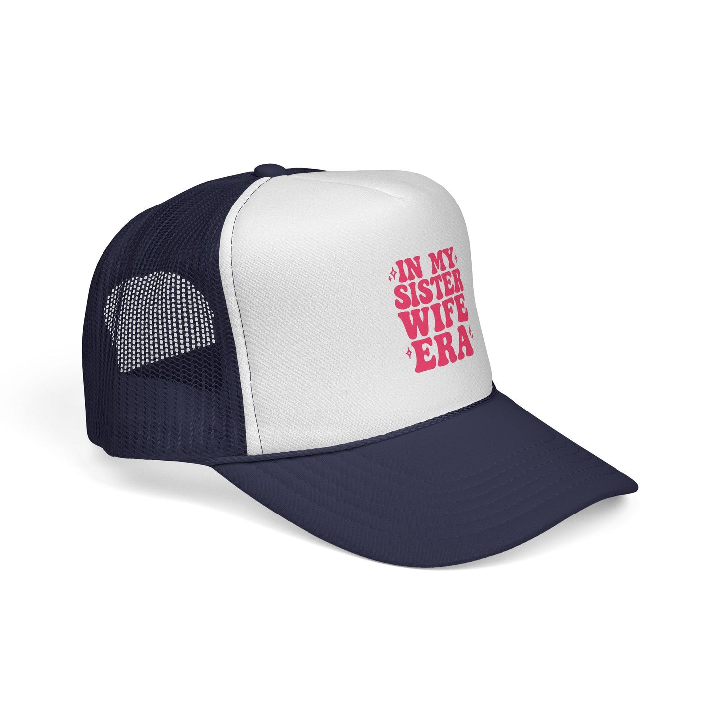 Pink In My Sisterwife Era Trucker Hat – Retro Mesh Cap, Adjustable Snapback