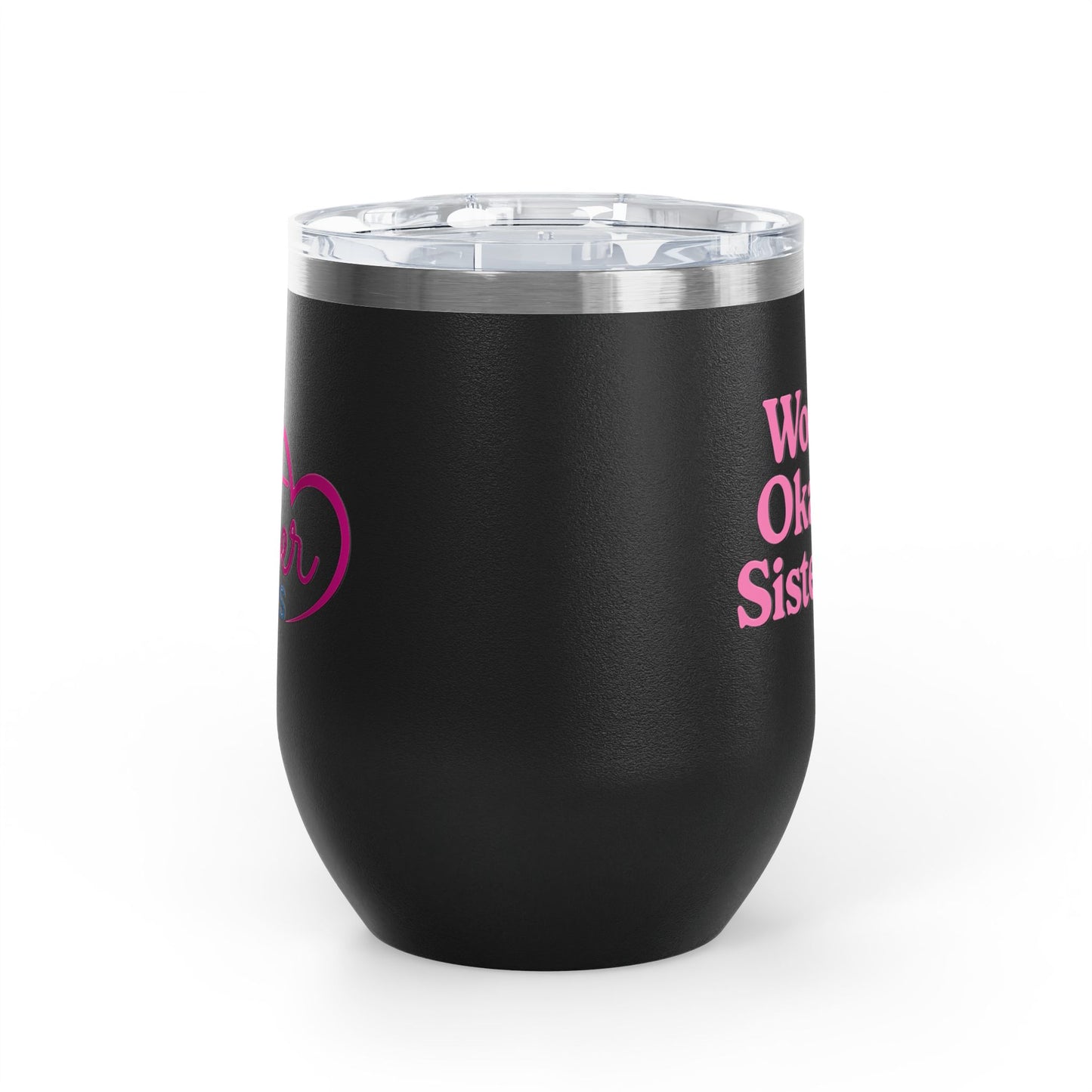 Sister Wives Worlds Okayest Sisterwife, 12oz Insulated Cup, Perfect Gift for Weddings, Anniversaries, or Celebrations, Fun Drinkware