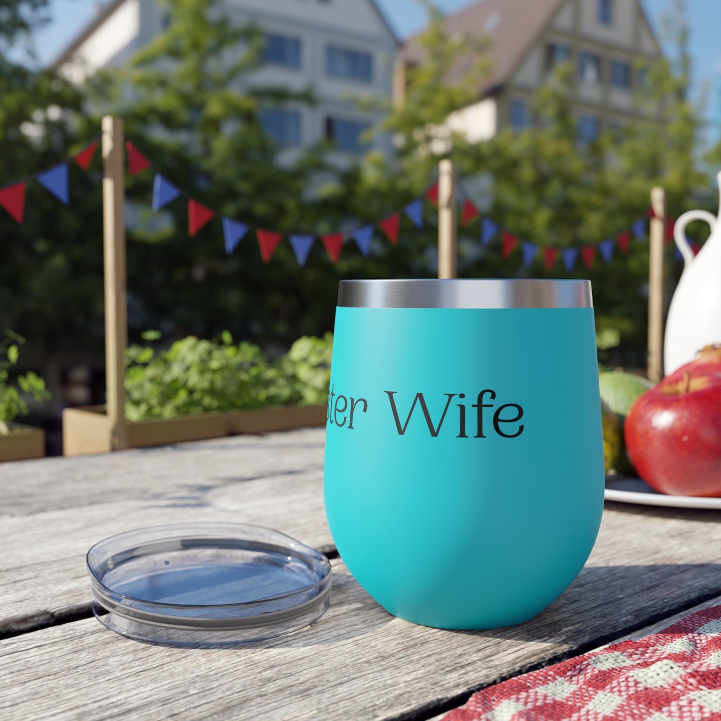 Sister Wife 12oz Insulated Wine Tumbler — Copper Vacuum Travel Cup