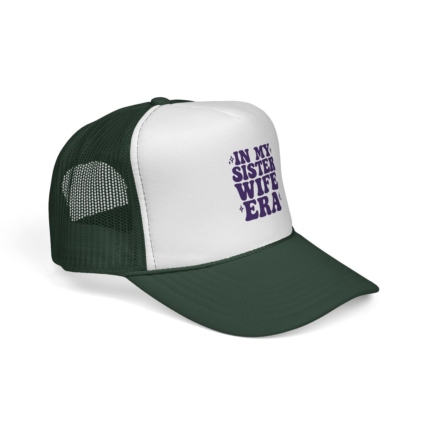 Purple In My Sisterwife Era Trucker Hat – Retro Mesh Cap, Adjustable Snapback