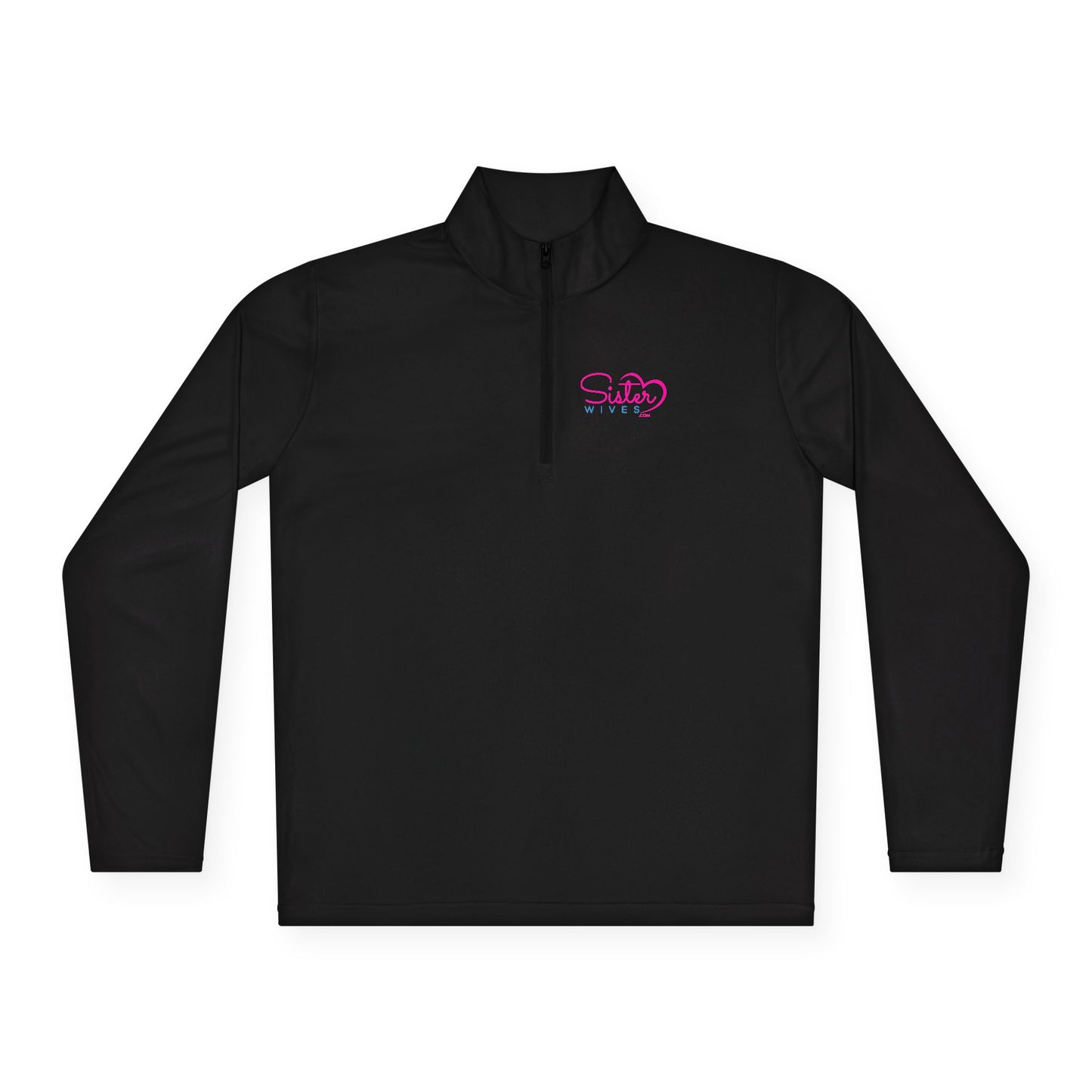 SisterWives Logo Stylish Unisex Quarter-Zip Pullover - Perfect for Casual Outings, Outdoor Activities, and Comfortable Layering, Gift for All