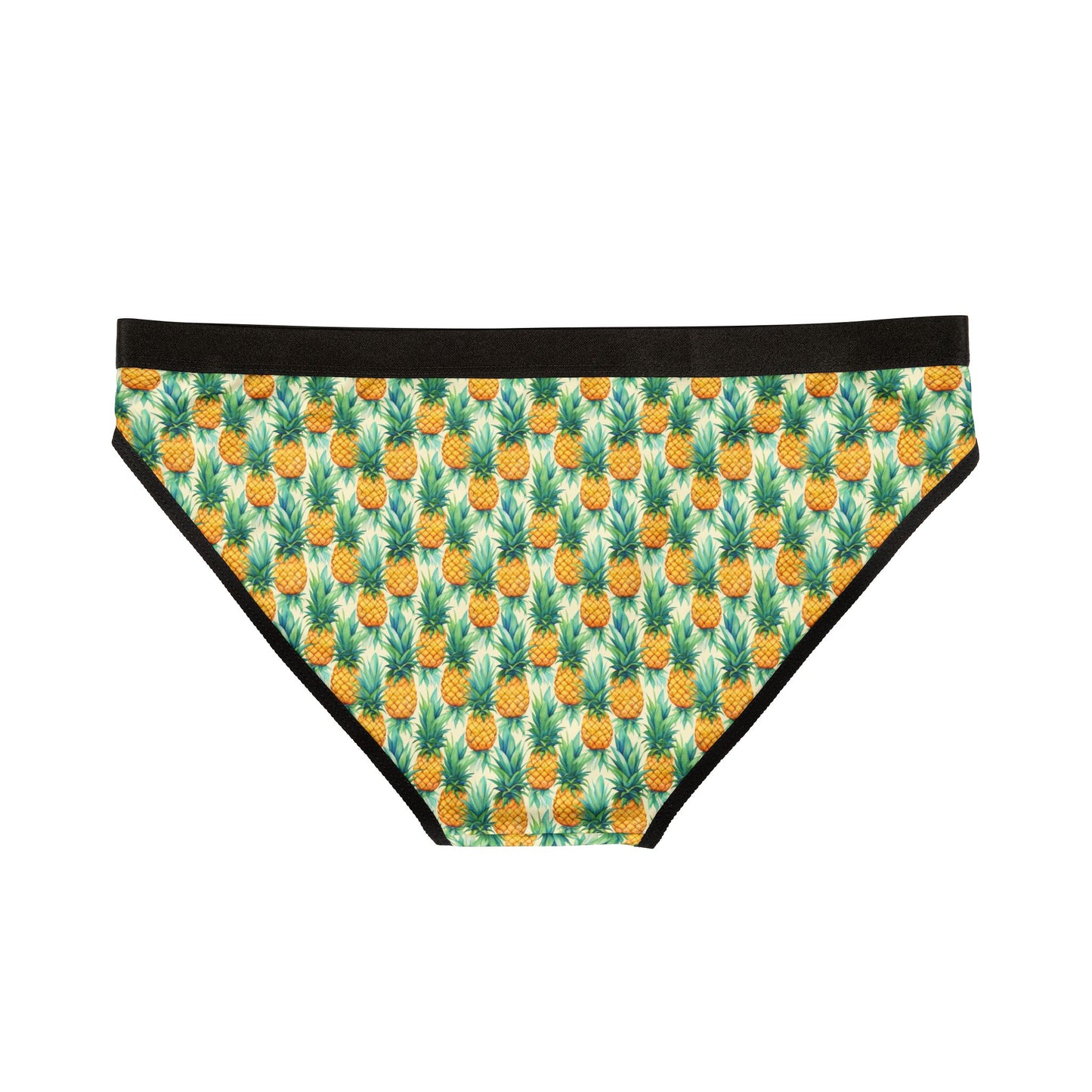 Sisterwives Tropical Pineapple Print Women's Underwear, Vibrant Lingerie, Comfortable Panties, Gift for Her, Everyday Essentials, Colorful Intimates