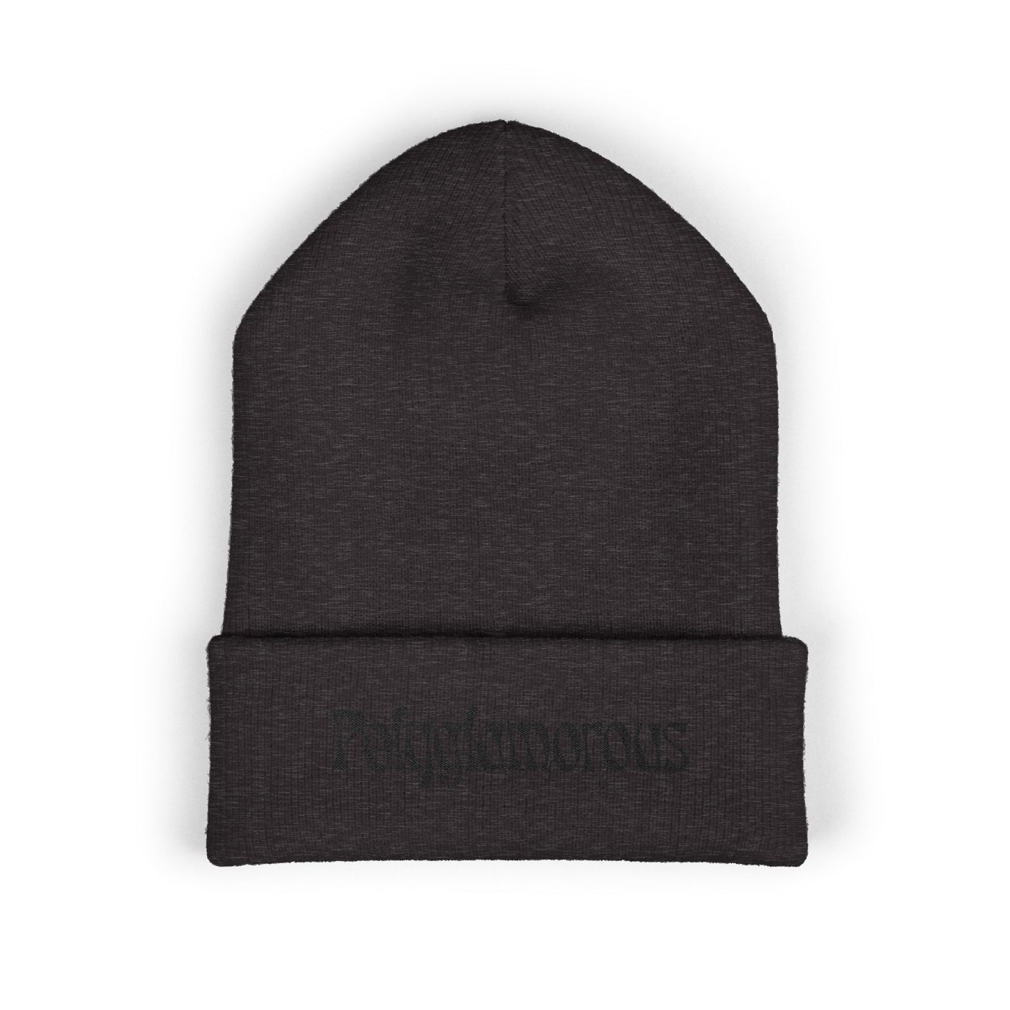 Polyglamorous Classic Cuffed Beanie, Trendy Winter Hat, Stylish Knit Beanie, Unique Gift for Her, Fashion Accessory, Cosy Beanie Hat