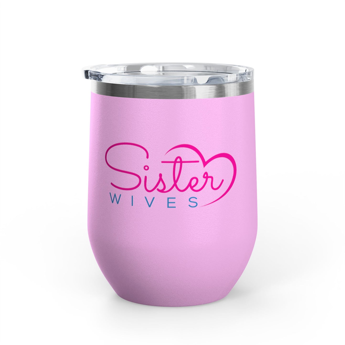 Sister Wives Worlds Okayest Sisterwife, 12oz Insulated Cup, Perfect Gift for Weddings, Anniversaries, or Celebrations, Fun Drinkware