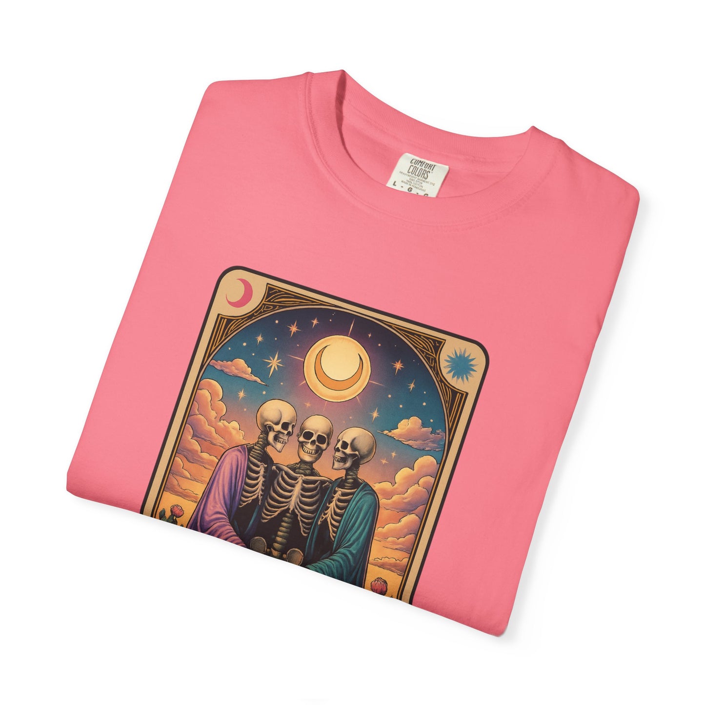 Sister Wives Polyamorous Tarot Lovers T-Shirt, Unisex Couple Shirt, Gothic Fashion Tee, Halloween Gift, Romantic Decor