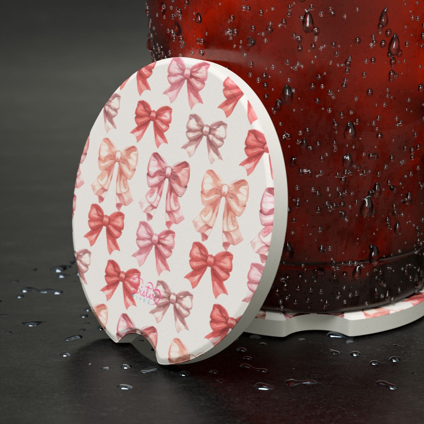 Soapstone Car Coaster Pretty Pink Bows, Ethical Non Monogamy