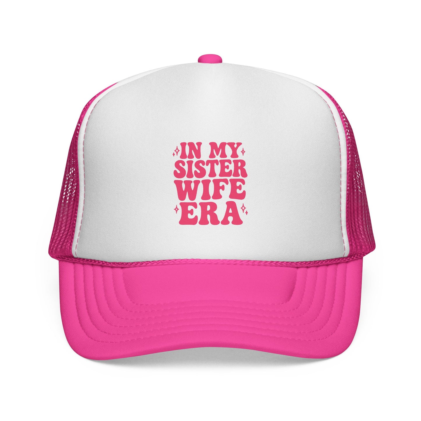 Pink In My Sisterwife Era Trucker Hat – Retro Mesh Cap, Adjustable Snapback