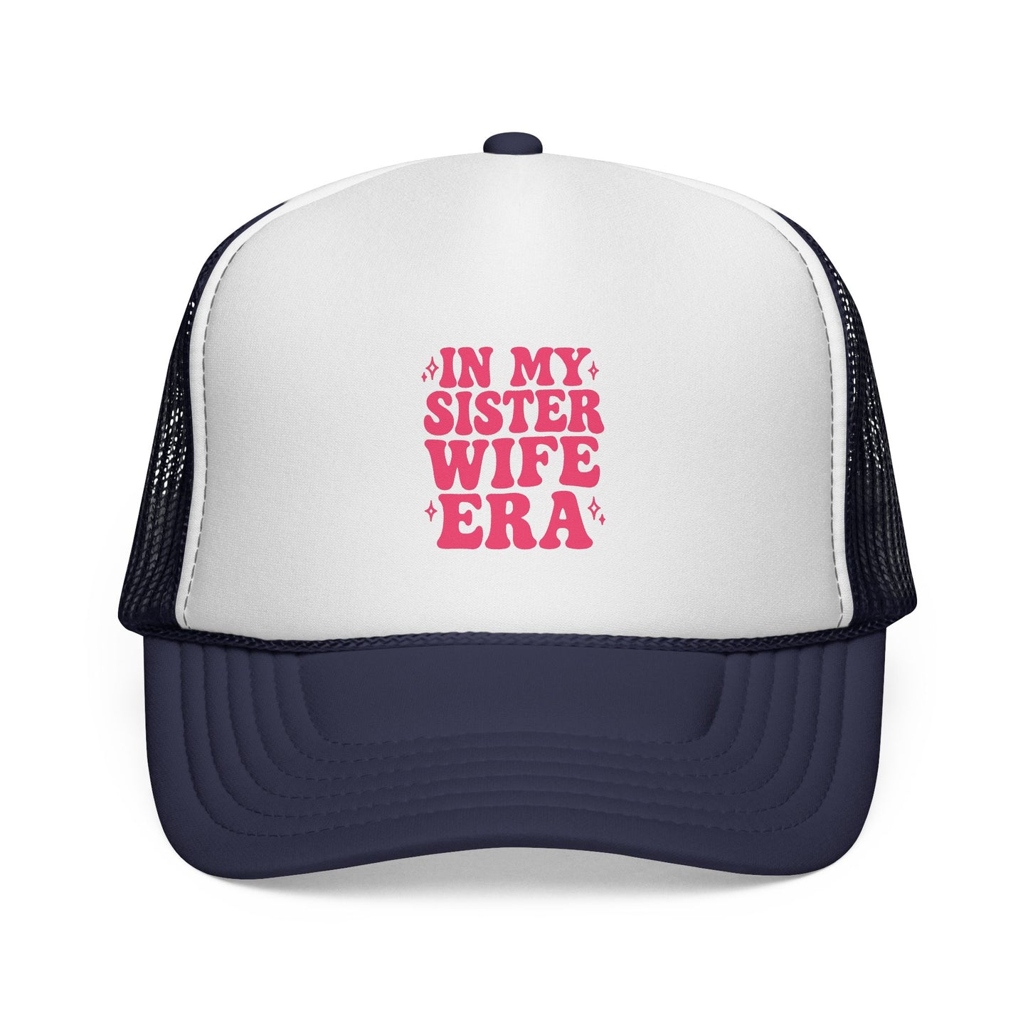 Pink In My Sisterwife Era Trucker Hat – Retro Mesh Cap, Adjustable Snapback
