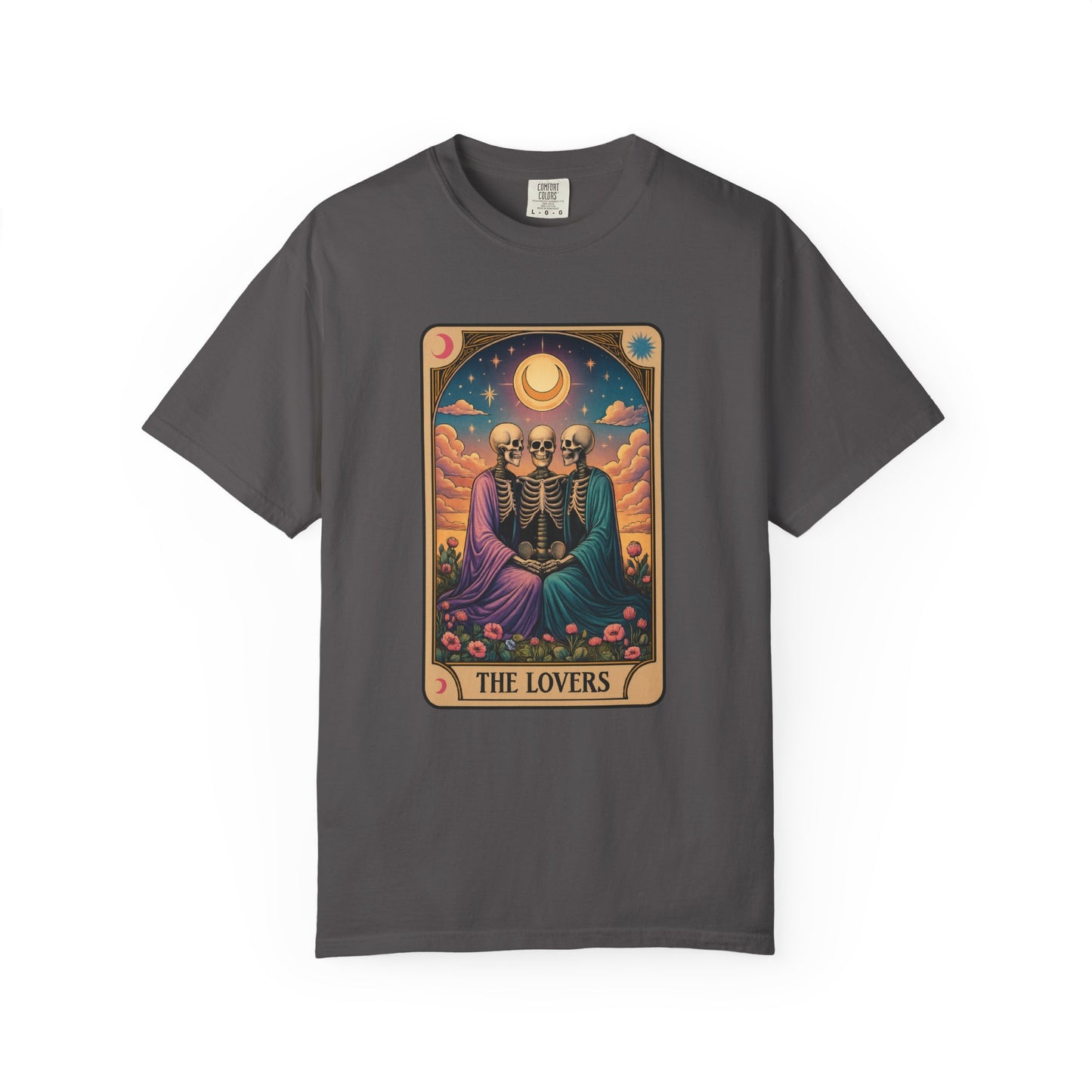 Sister Wives Polyamorous Tarot Lovers T-Shirt, Unisex Couple Shirt, Gothic Fashion Tee, Halloween Gift, Romantic Decor