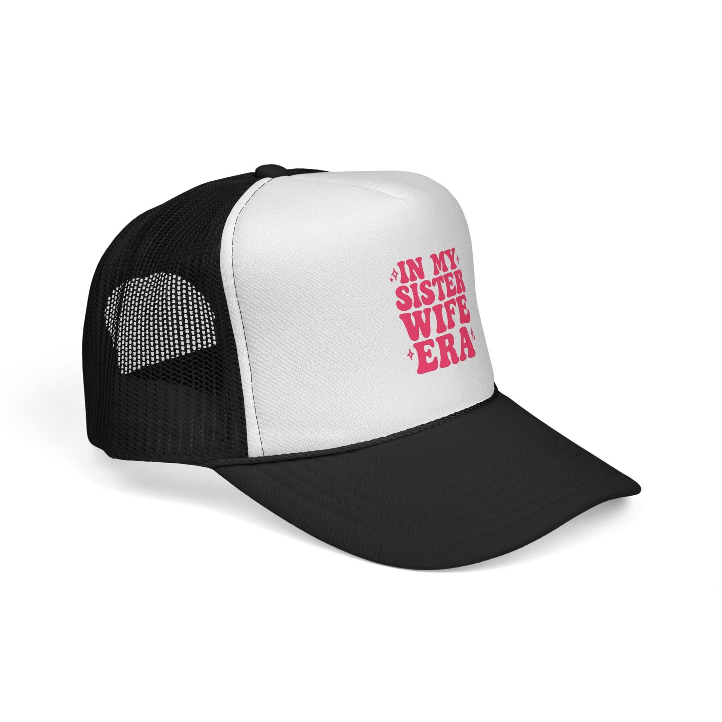 Pink In My Sisterwife Era Trucker Hat – Retro Mesh Cap, Adjustable Snapback