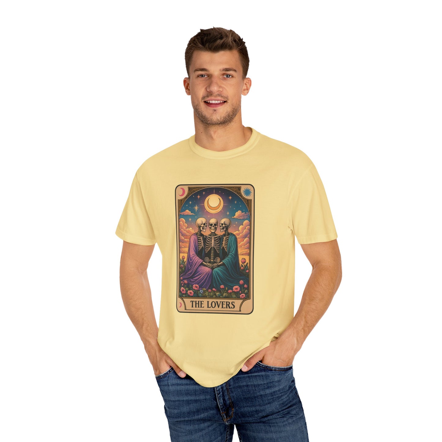 Sister Wives Polyamorous Tarot Lovers T-Shirt, Unisex Couple Shirt, Gothic Fashion Tee, Halloween Gift, Romantic Decor