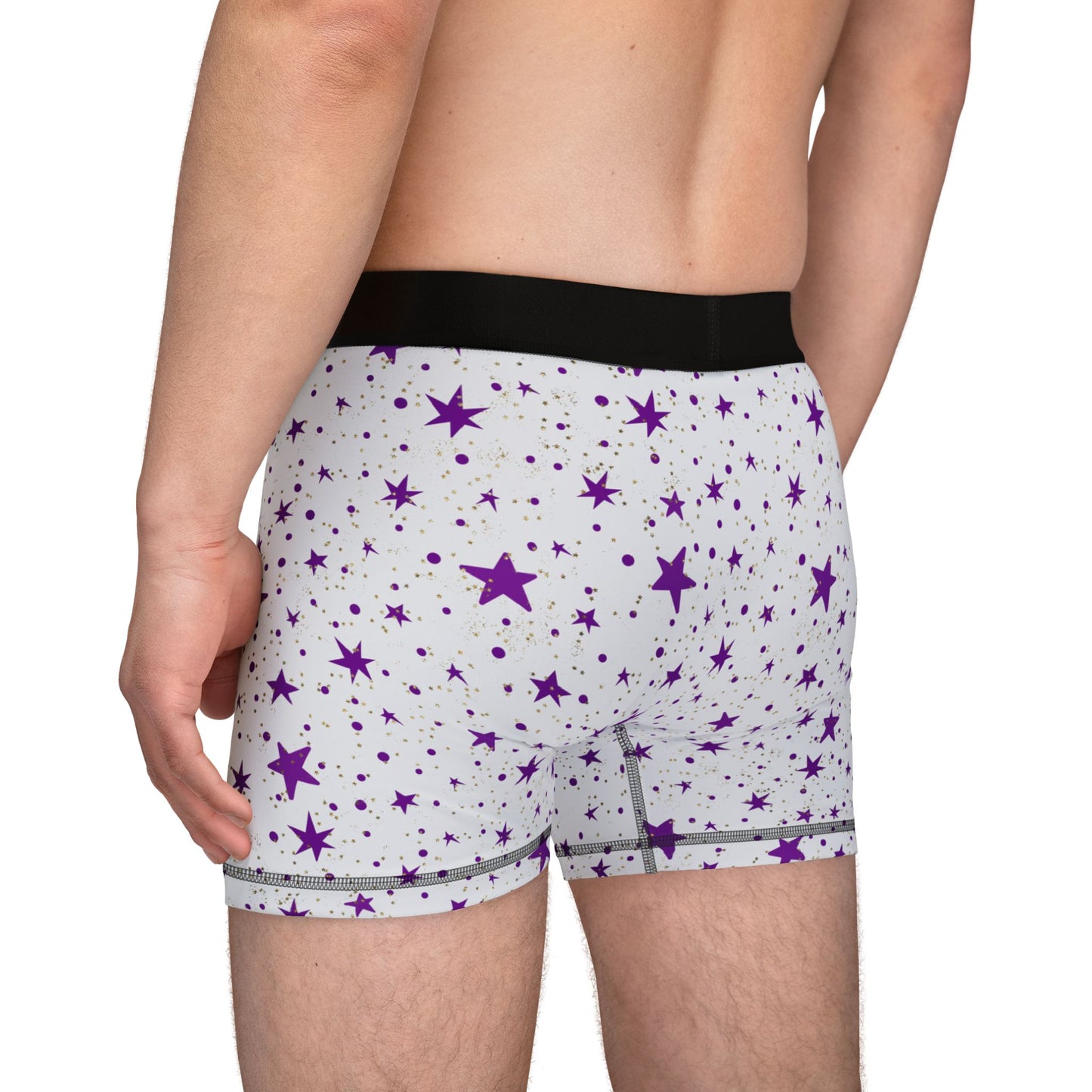 Celestial Polyamory Men’s Boxer Briefs – Astrology & Cosmic Underwear | ENM, Non-Monogamy & Pride-Friendly Intimates