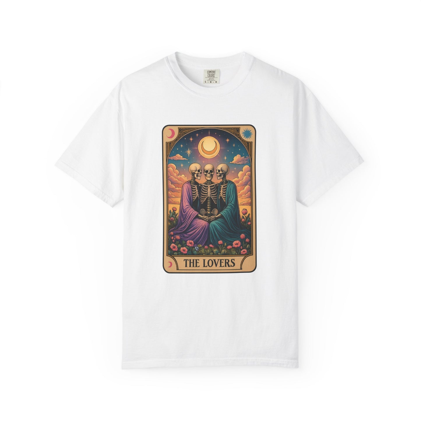 Sister Wives Polyamorous Tarot Lovers T-Shirt, Unisex Couple Shirt, Gothic Fashion Tee, Halloween Gift, Romantic Decor