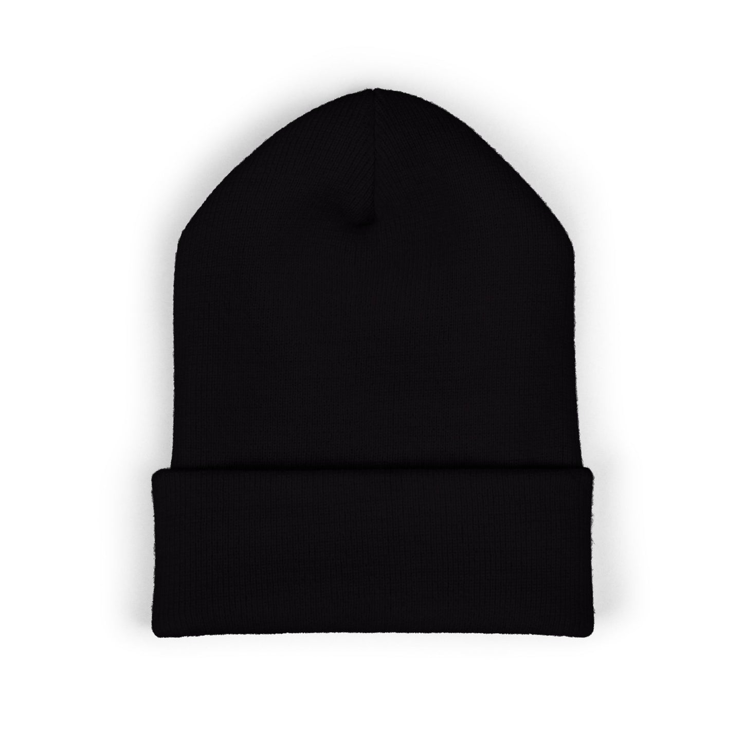 SisterWives Logo Embroidered Cuffed Beanie, Cozy Hat for Family Gatherings, Winter Wear, Holiday Gift, Fashion Accessory