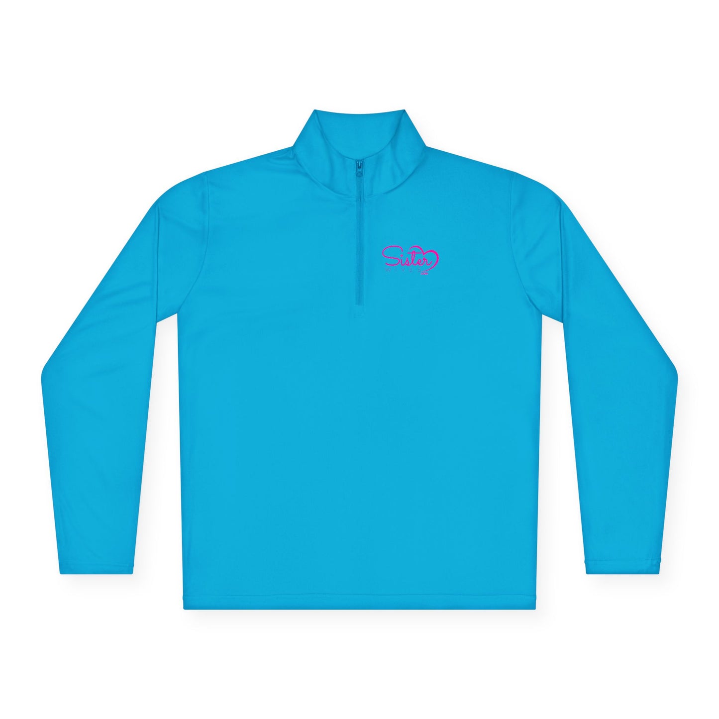 SisterWives Logo Stylish Unisex Quarter-Zip Pullover - Perfect for Casual Outings, Outdoor Activities, and Comfortable Layering, Gift for All