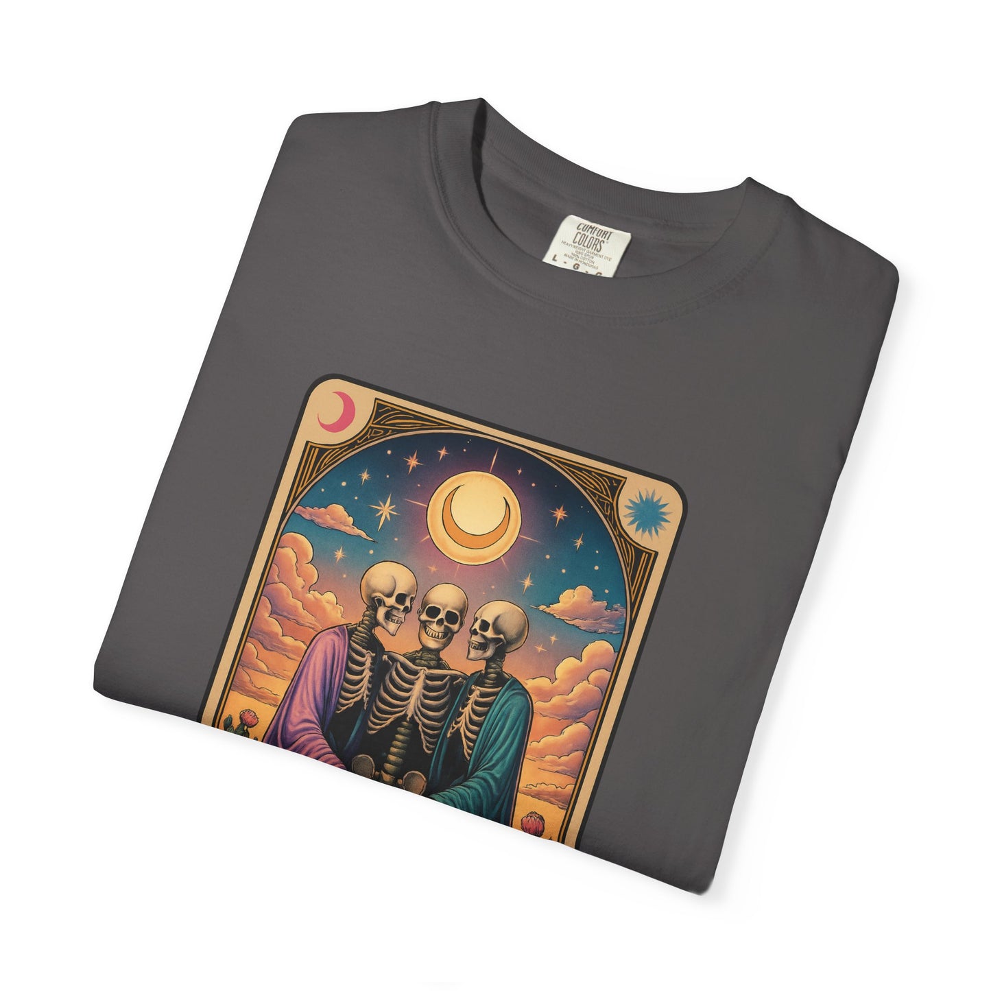 Sister Wives Polyamorous Tarot Lovers T-Shirt, Unisex Couple Shirt, Gothic Fashion Tee, Halloween Gift, Romantic Decor