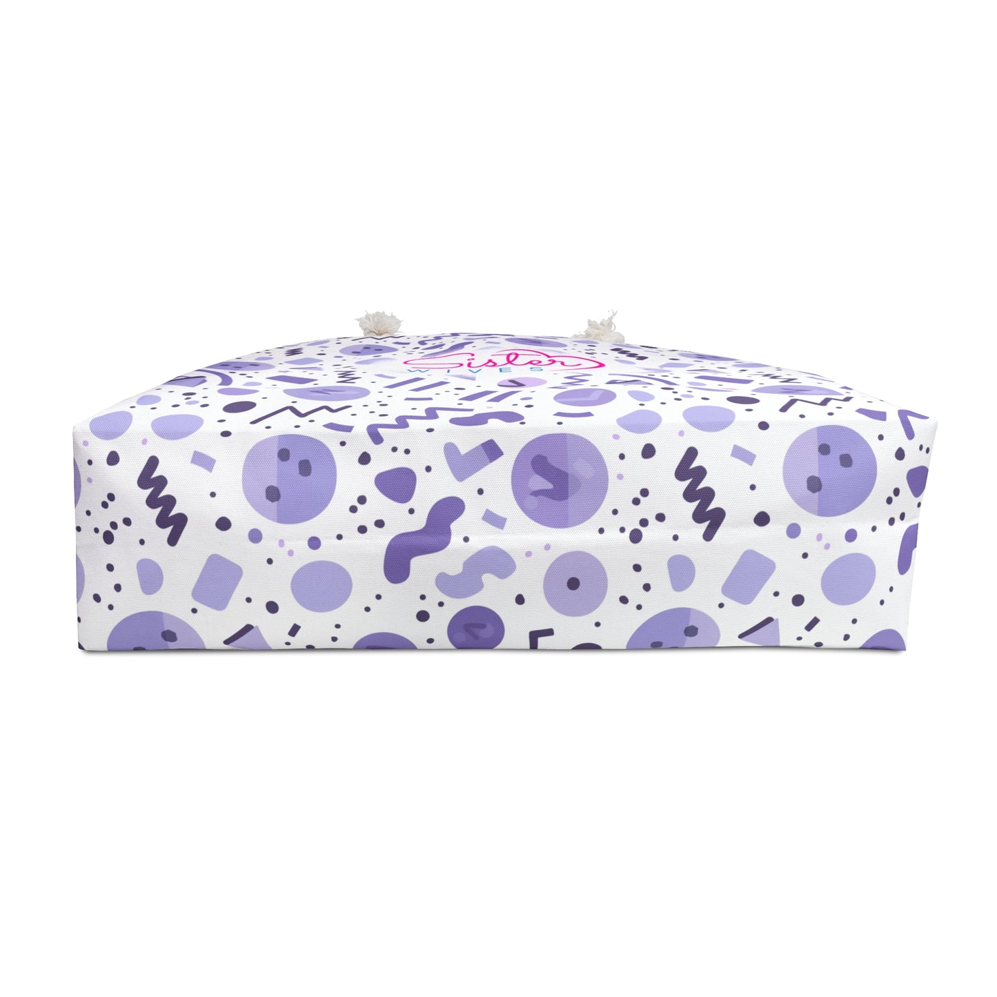 Sister Wives Playful Purple Retro-inspired Weekender Bag, Perfect for Weekend Getaways, Sister Wives Gifts, Travel Tote, Beach Bag, Summer Essentials