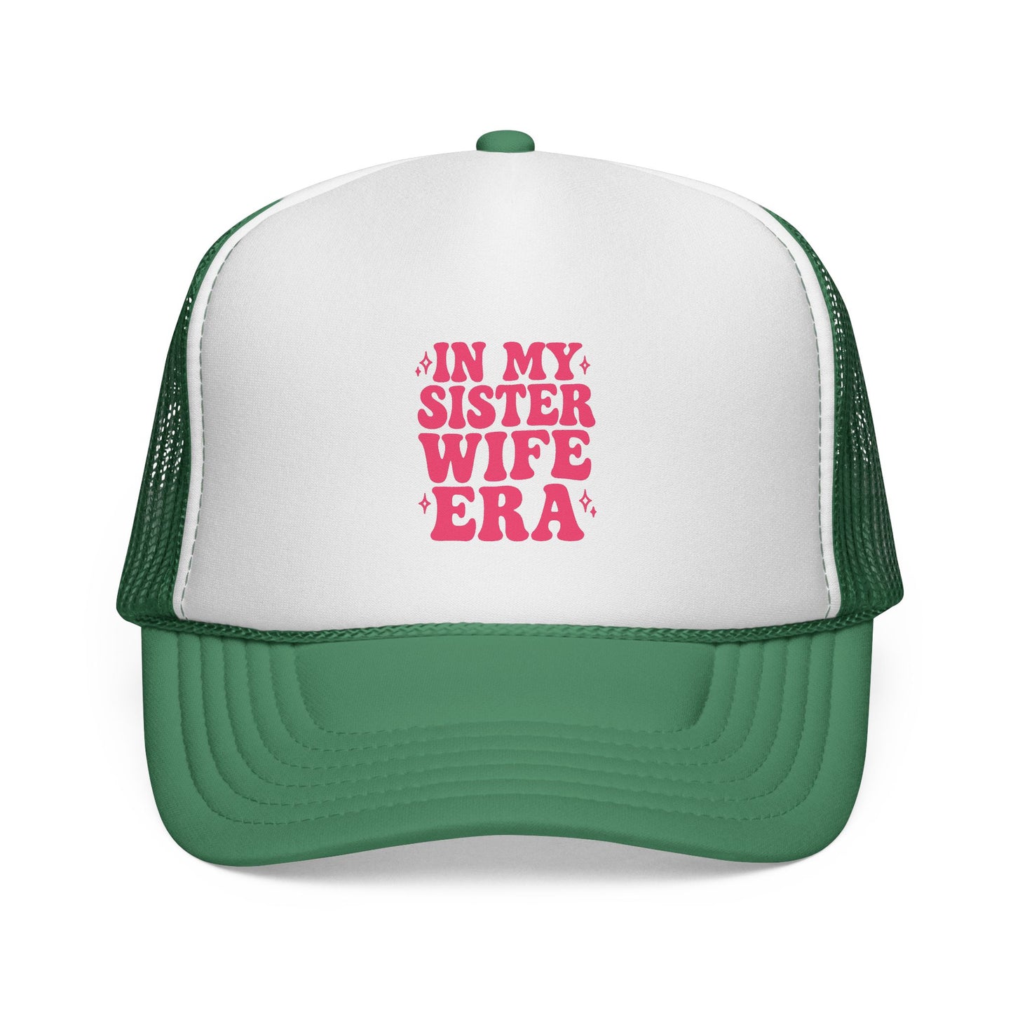 Pink In My Sisterwife Era Trucker Hat – Retro Mesh Cap, Adjustable Snapback