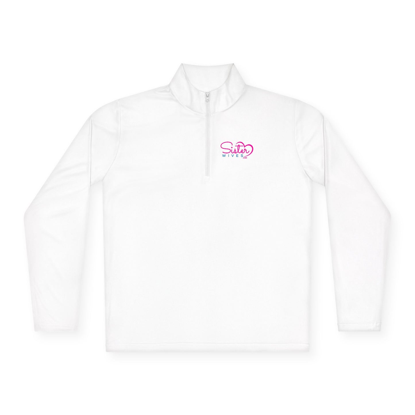 SisterWives Logo Stylish Unisex Quarter-Zip Pullover - Perfect for Casual Outings, Outdoor Activities, and Comfortable Layering, Gift for All