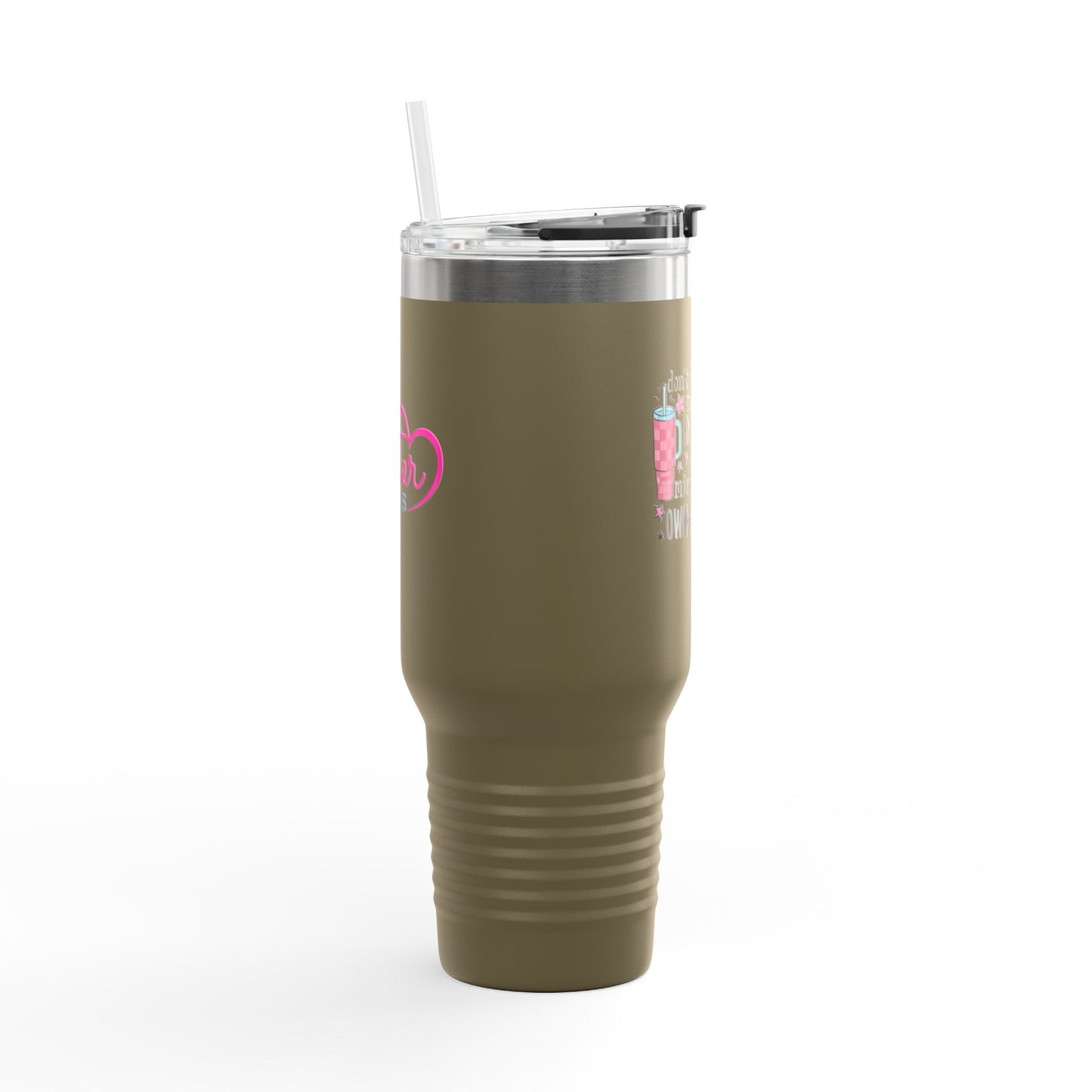Don’t Forget to Hydrate Insulated 40oz Travel Mug – Funny Skeleton Quote Tumbler with Straw | BPA-Free Stainless Steel Cup