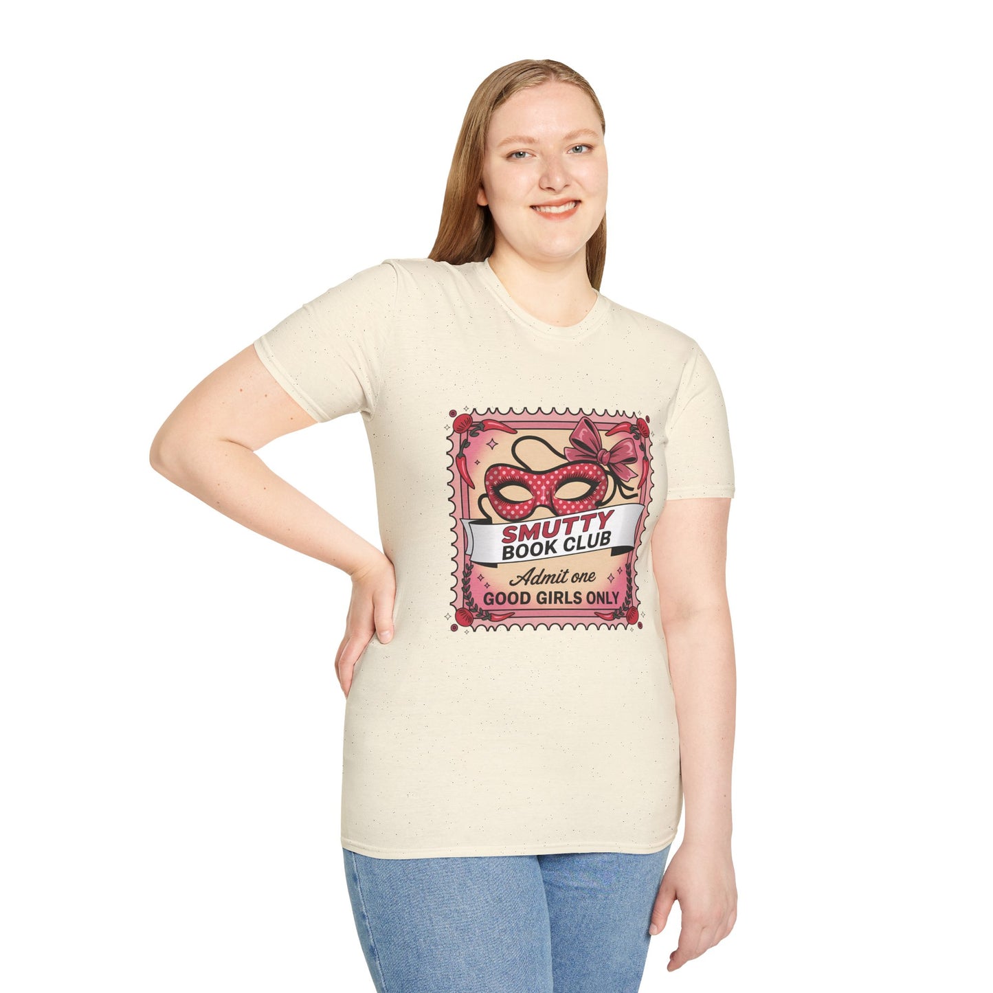 Smutty Book Club Shirt Adult Only Spicy Romance Tee, Booktok Reader Shirt, Sex Positive Poly-Friendly Unisex Gildan 64000