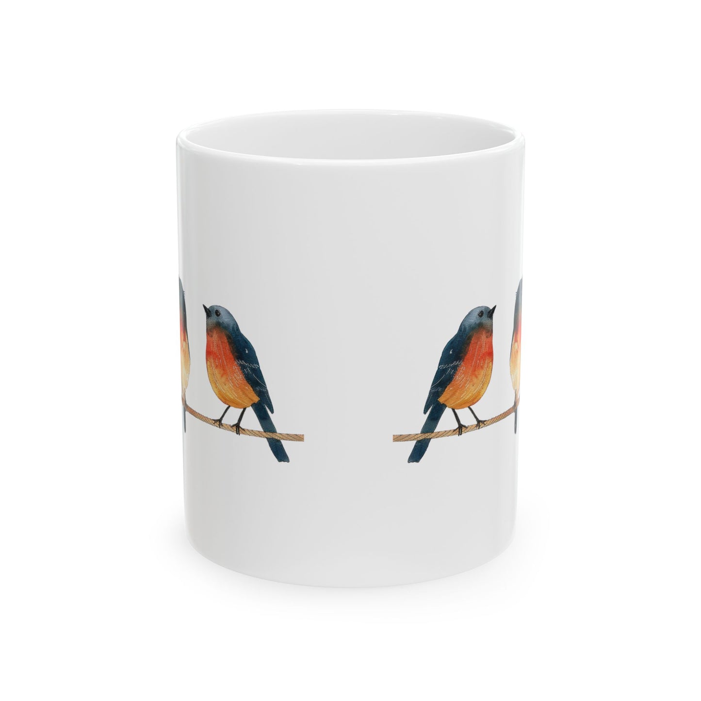 Three Birds Mug | Chosen Family Coffee Cup | Polyamory & Sisterwives Symbol Mug | Ethical Non-Monogamy Gift | Cozy Ceramic Mug