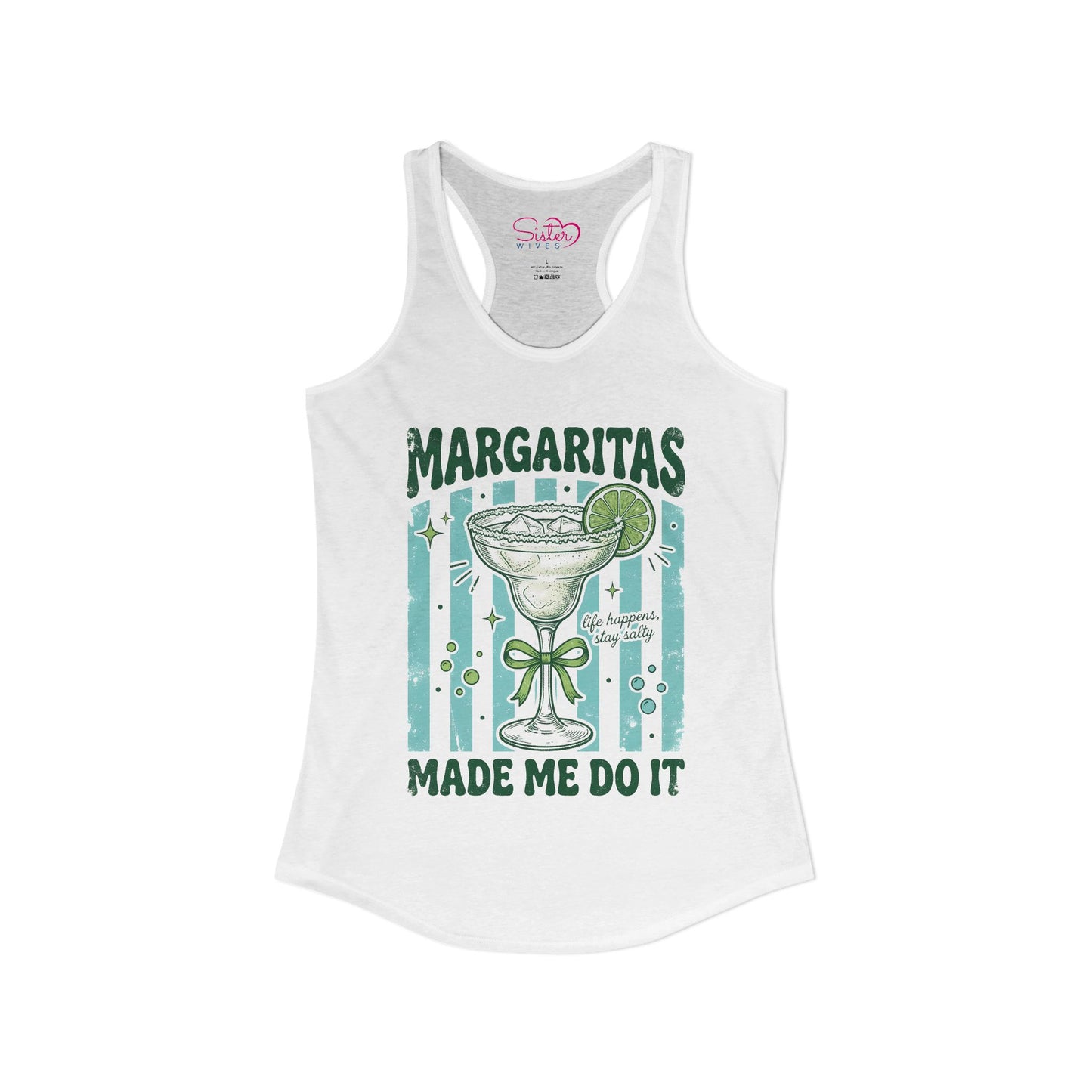 Margaritas Made Me Do It Tank Top – Funny Margarita Shirt | Summer Party Tank | Beach Vacation Outfit