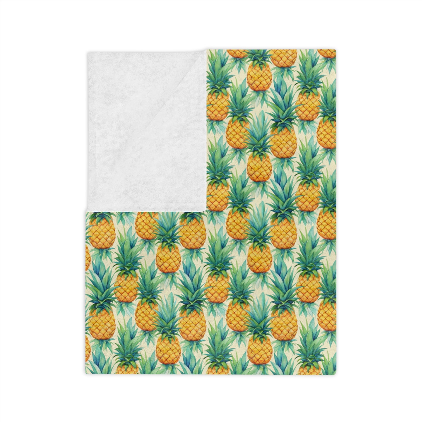 Pineapple Paradise Velveteen Blanket, Cozy Throw for Beach Lovers, Bright Home Decor, Perfect Gift for Summer Celebrations, Pineapple [...]