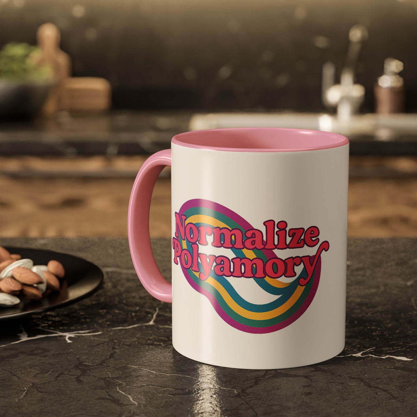 Pink Retro Normalize Polyamory Polyamorous Sister Wives Mug, Unique Personalized Gifts for Family and Friends, Fun Coffee Tea Cup, Home Décor, Celebration [...]