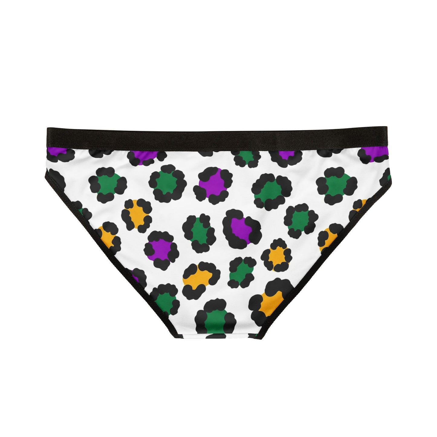 Mardi Gras Print Ladies Panties | Matching Couple & Throuple Polyamory Underwear