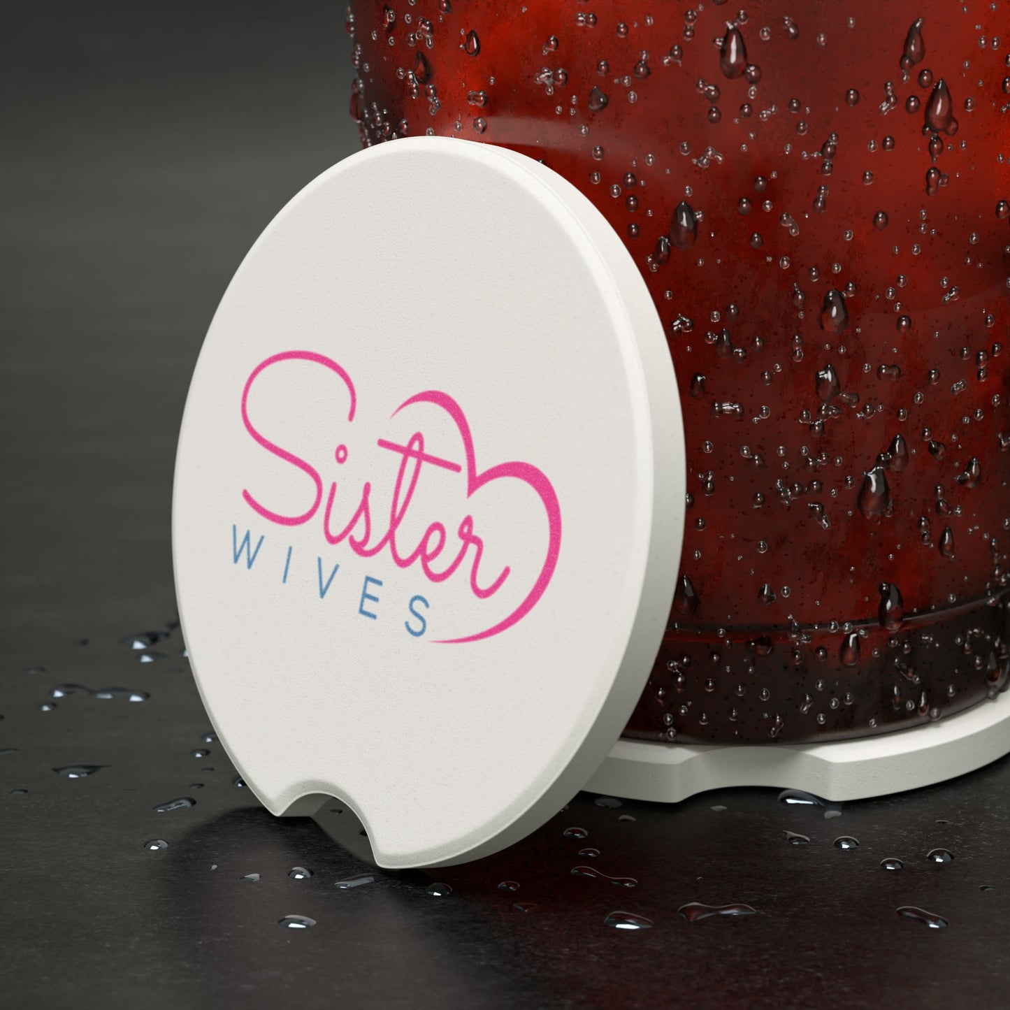 Soapstone Car Coaster Sister Wives Logo