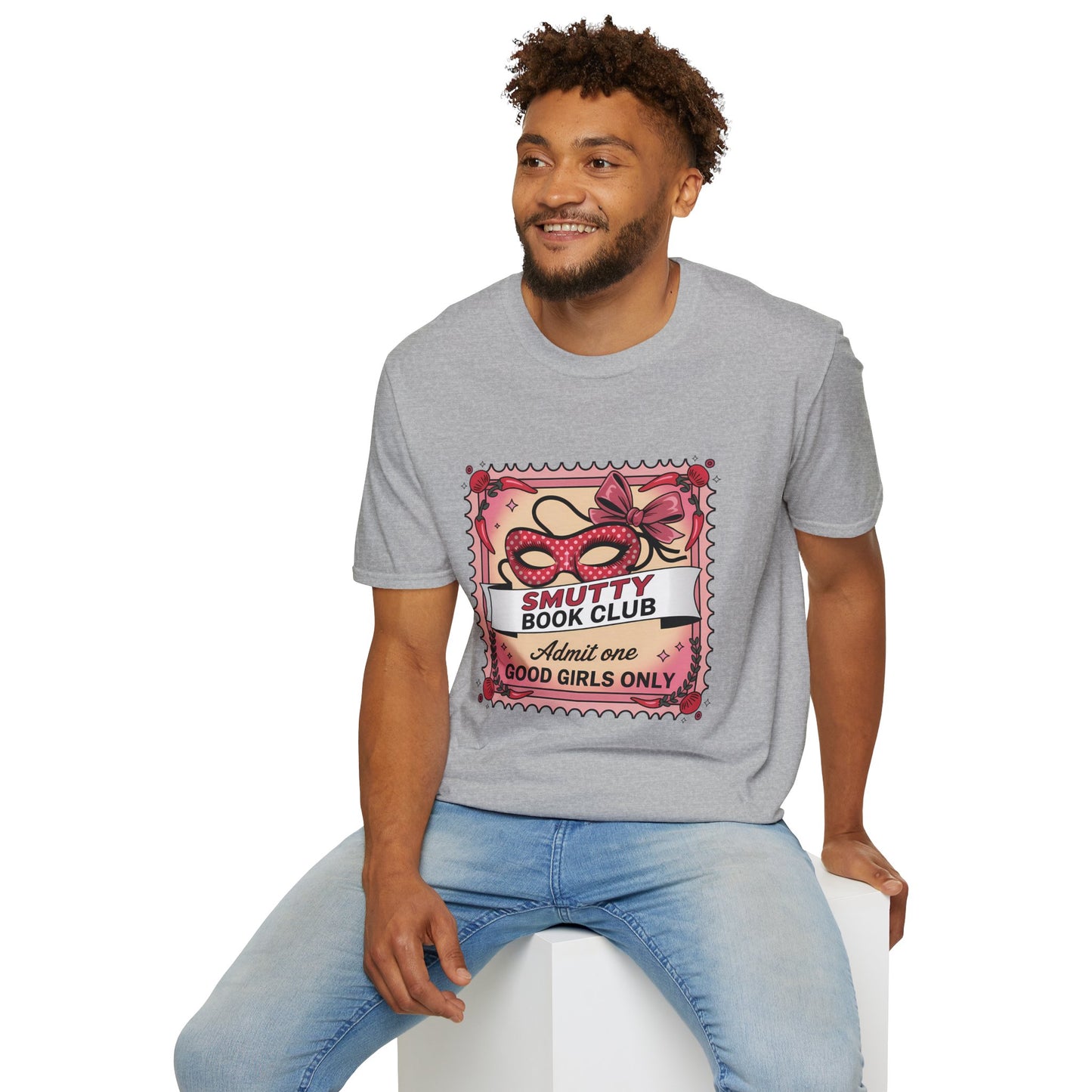 Smutty Book Club Shirt Adult Only Spicy Romance Tee, Booktok Reader Shirt, Sex Positive Poly-Friendly Unisex Gildan 64000