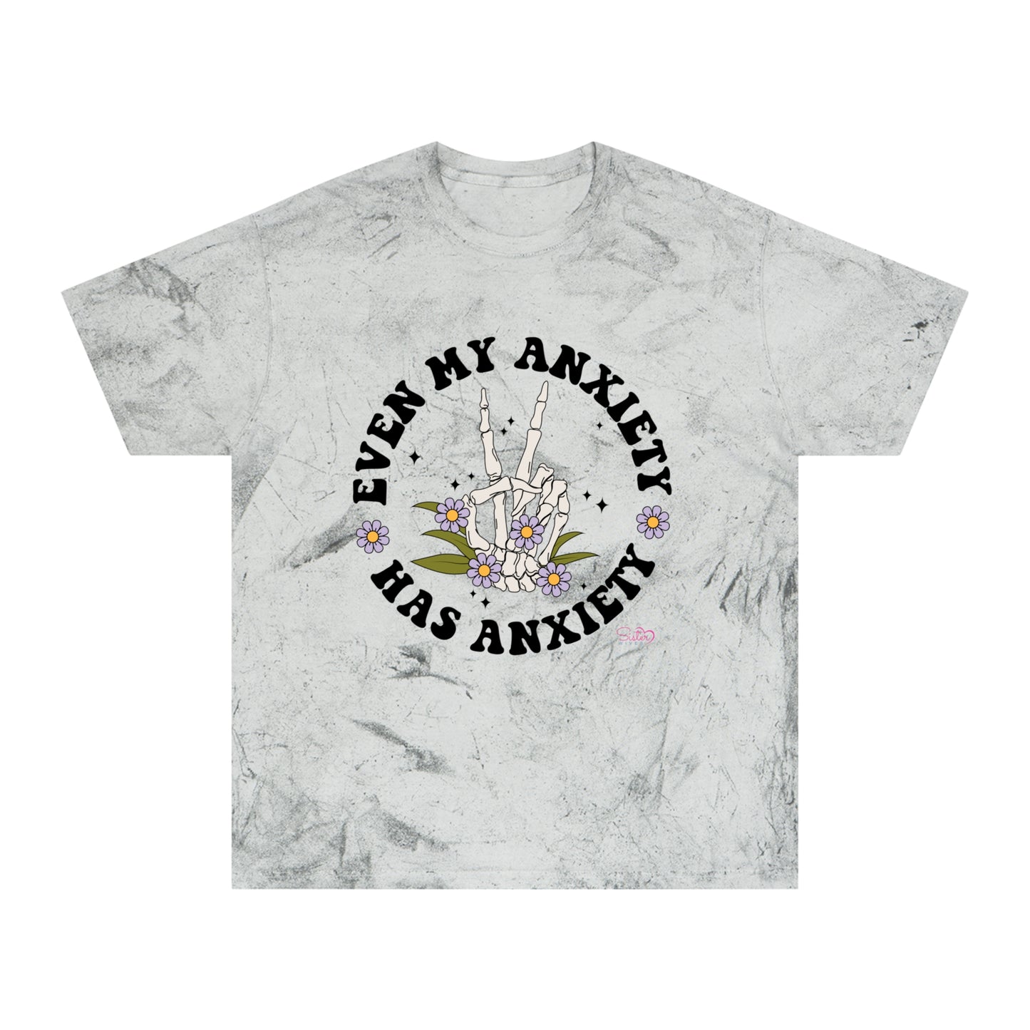 Even My Anxiety Has Anxiety T-Shirt – Funny Mental Health Shirt | Anxiety Humor Tee | Self Care Graphic Unisex Top