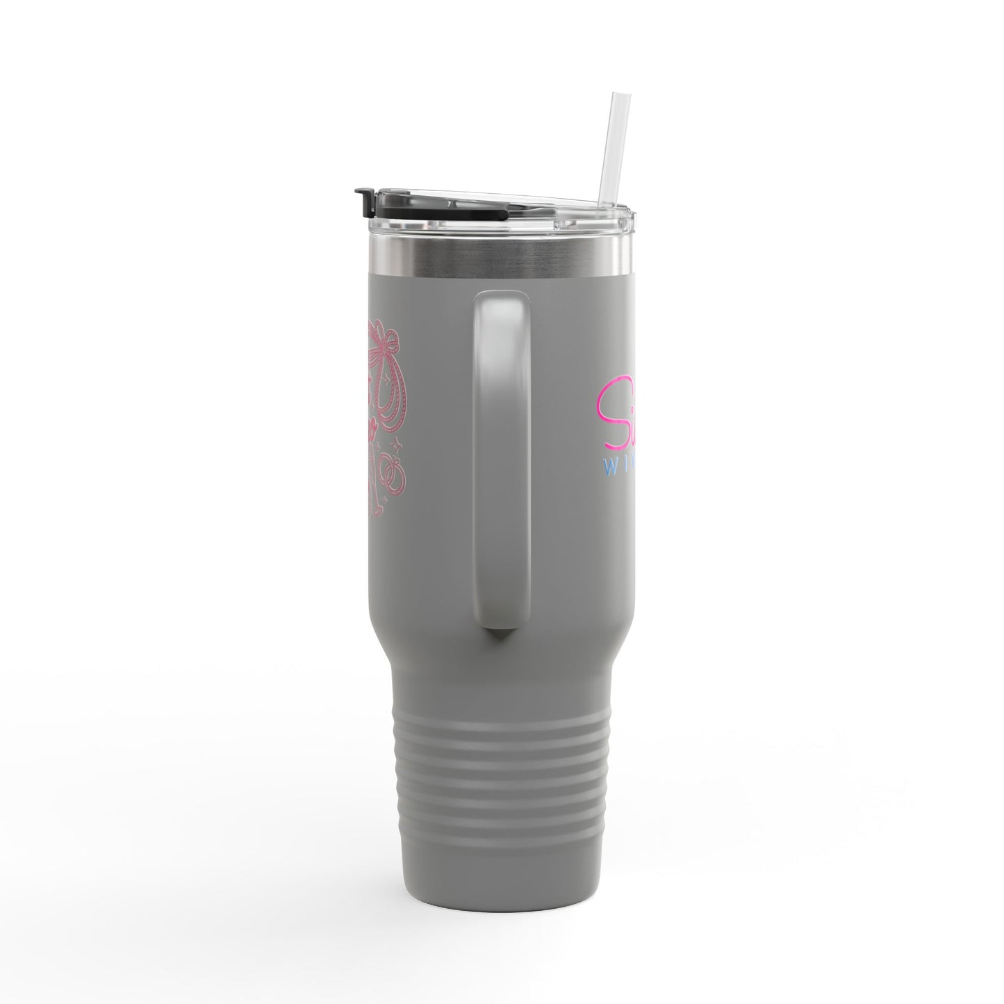 Last Rodeo 40oz Insulated Travel Mug – Western Bachelorette Lucky Cowgirl Tumbler with Straw | Stainless Steel BPA-Free Cup