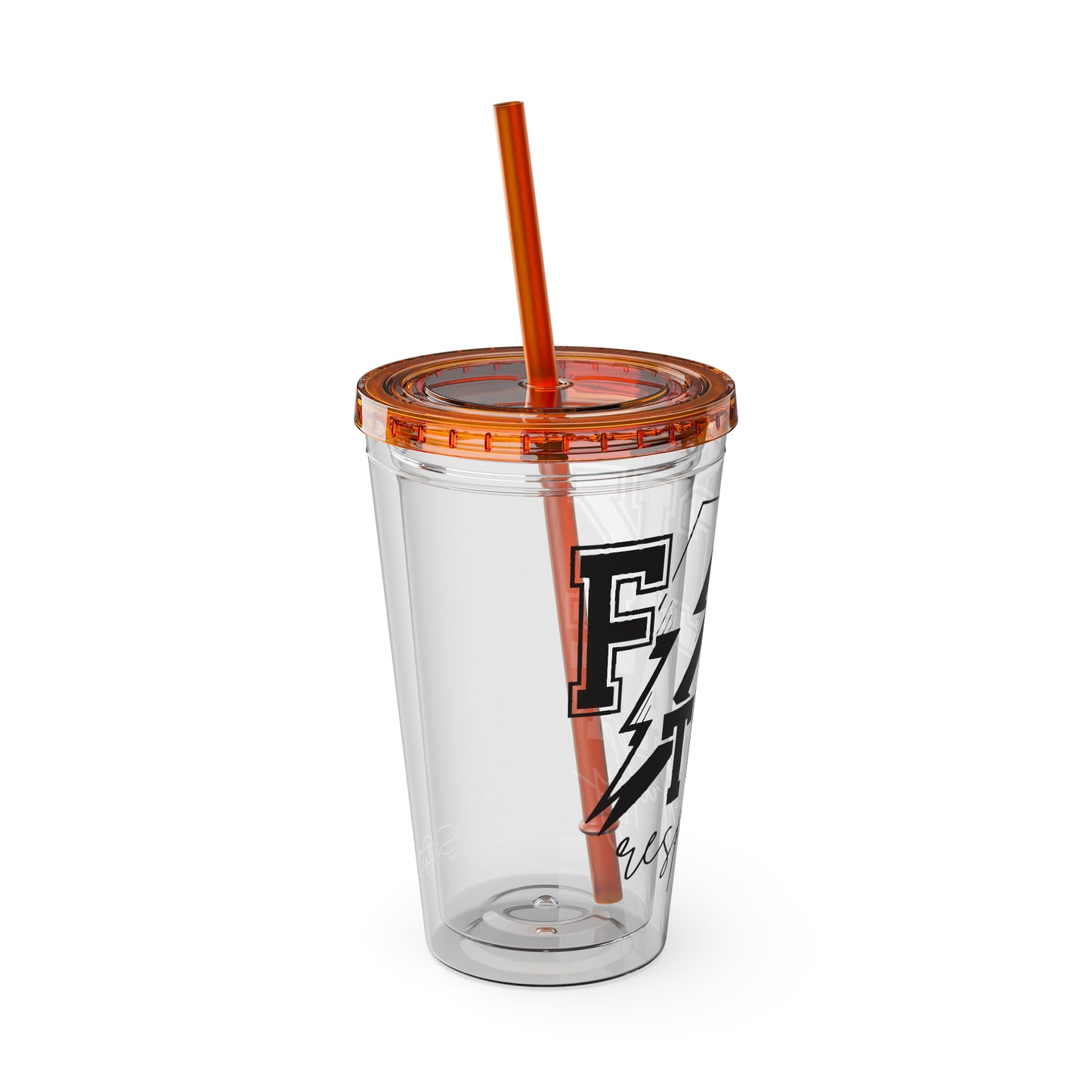 Fuck That, Respectfully” 16oz Sunsplash Tumbler | Funny Sarcastic Humor Cup | Sassy Attitude Drinkware | Bold Statement Travel Tumbler | Snarky Gift