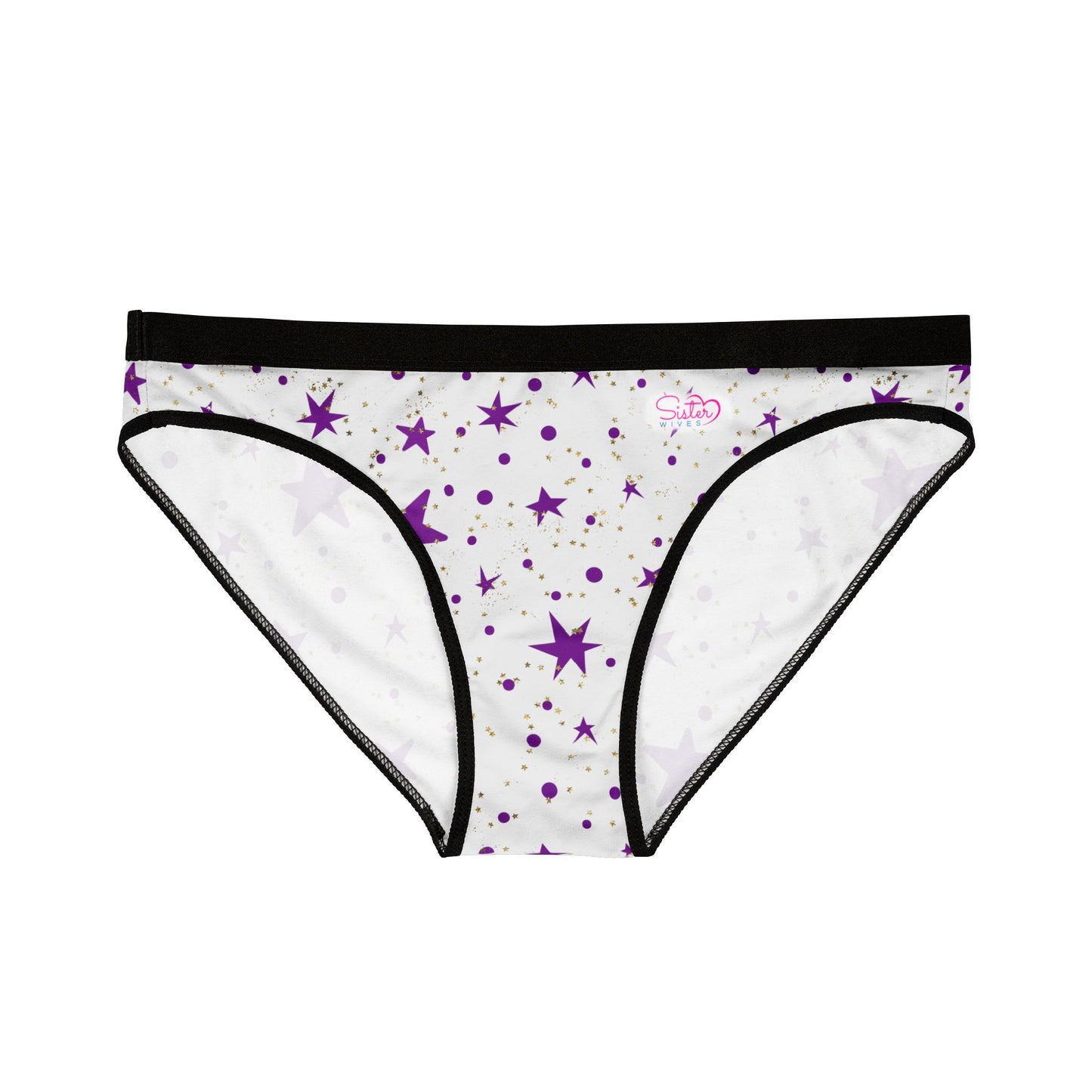 Celestial Polyamory Women’s Panties – Astrology & Cosmic Bikini Underwear | ENM, Non-Monogamy & Pride-Friendly Intimates