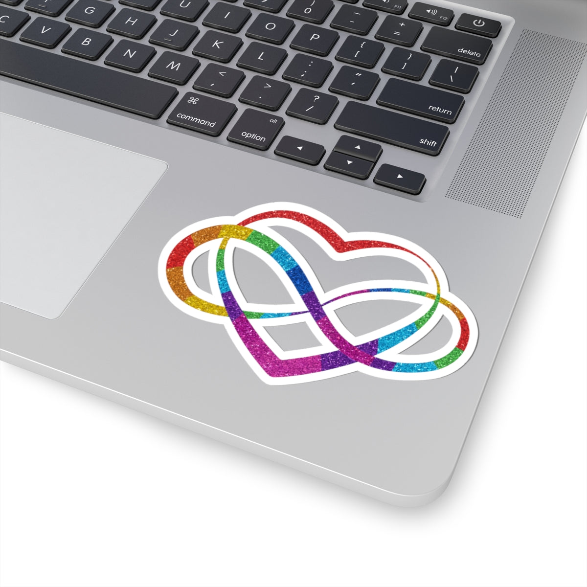 Kiss-Cut Vinyl Sticker | Infinity Heart Symbol | Fun Gift for Wives, Sisters & Chosen Family | Laptop & Journal Decor