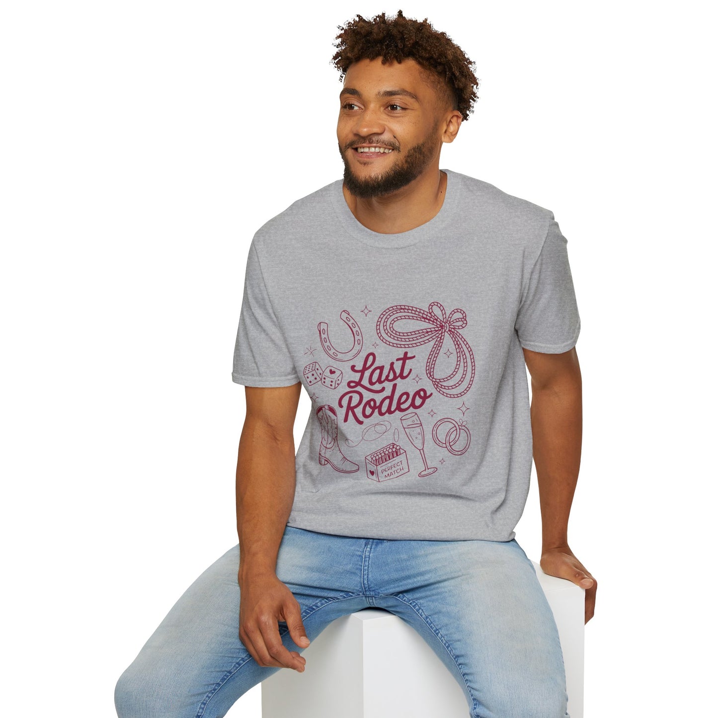 Last Rodeo Shirt – Cowgirl Bachelorette Party Tee, Western Bride Shirt, Poly-Friendly Wedding Weekend T-Shirt, Unisex Gildan 64000