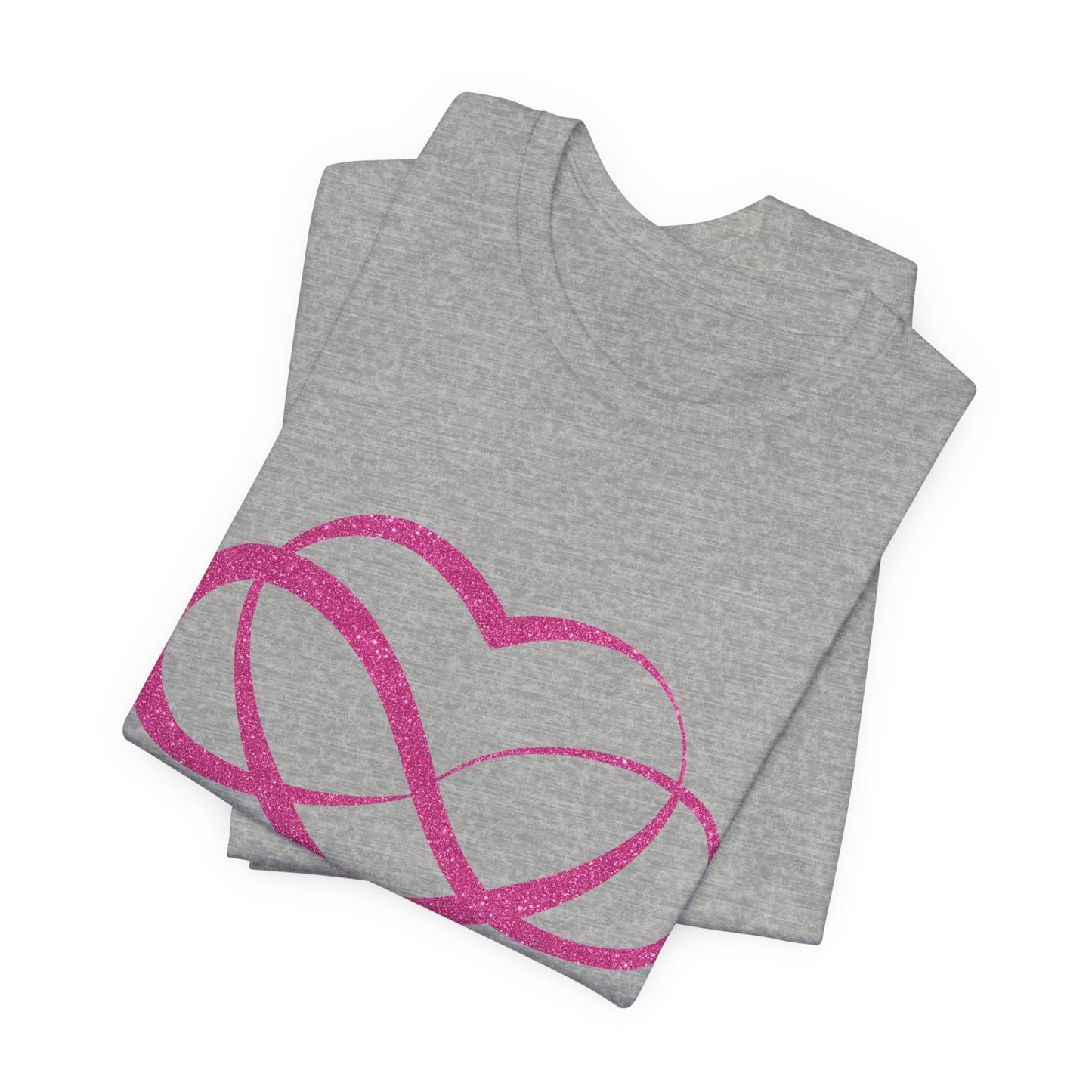 Polyamory Heart T-Shirt – Ethical Non-Monogamy Unisex Tee | Pink Poly Pride & Inclusive Love Shirt