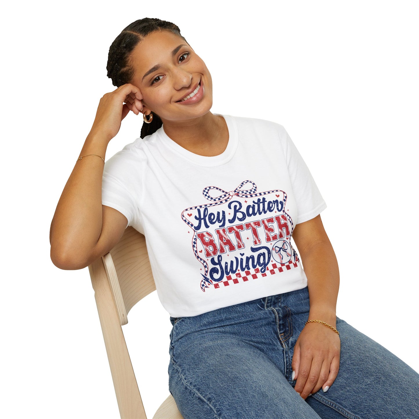 Hey Batter Batter Swing T-Shirt | Playful Swinger Humor Tee | ENM & Polyamory Lifestyle Apparel